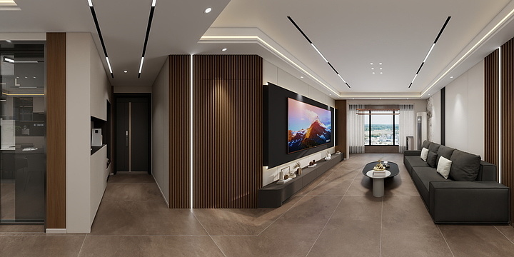 橙艺设计室-骏麟沧州19-2-1802-装修设计方案