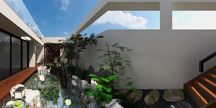 糊糊.-68号楼406号屋面设计-xy-装修设计方案