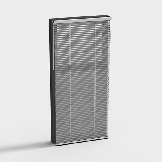 Contemporary Gray Window 3D Model