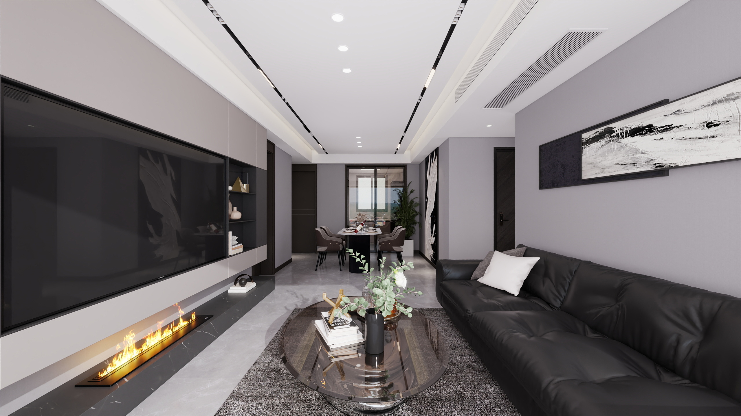 徐州舒雅装饰-98㎡3室-装修设计方案