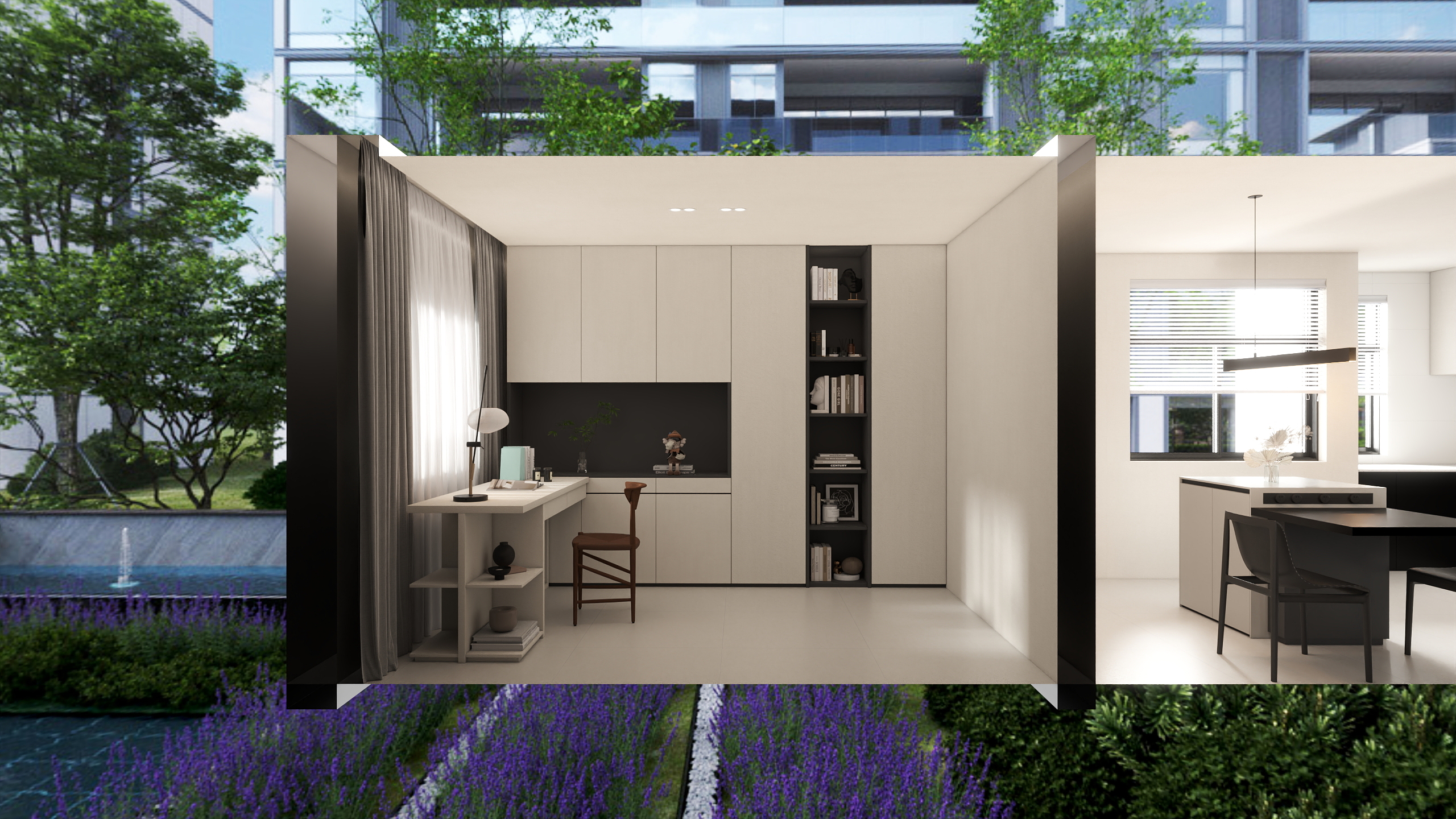 方舟启动-龙湖天璞-极简风-装修设计方案