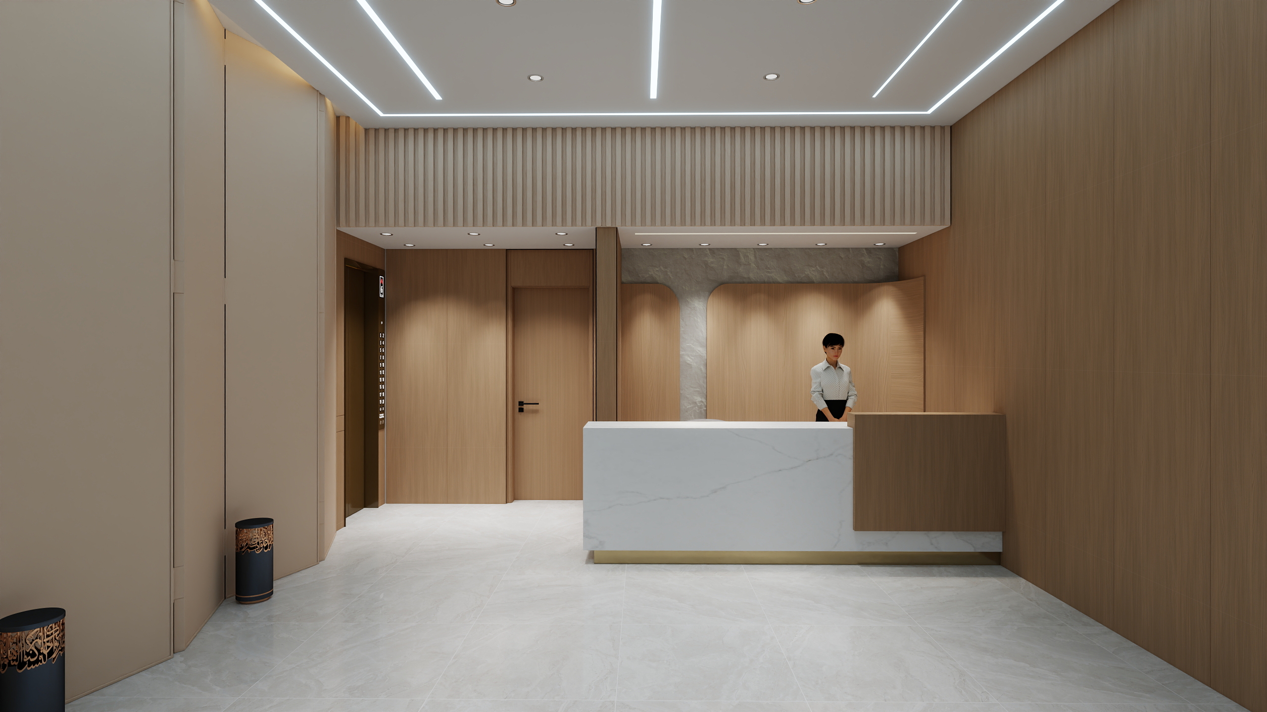 代表作全案设计家-酒店前台大厅-装修设计方案