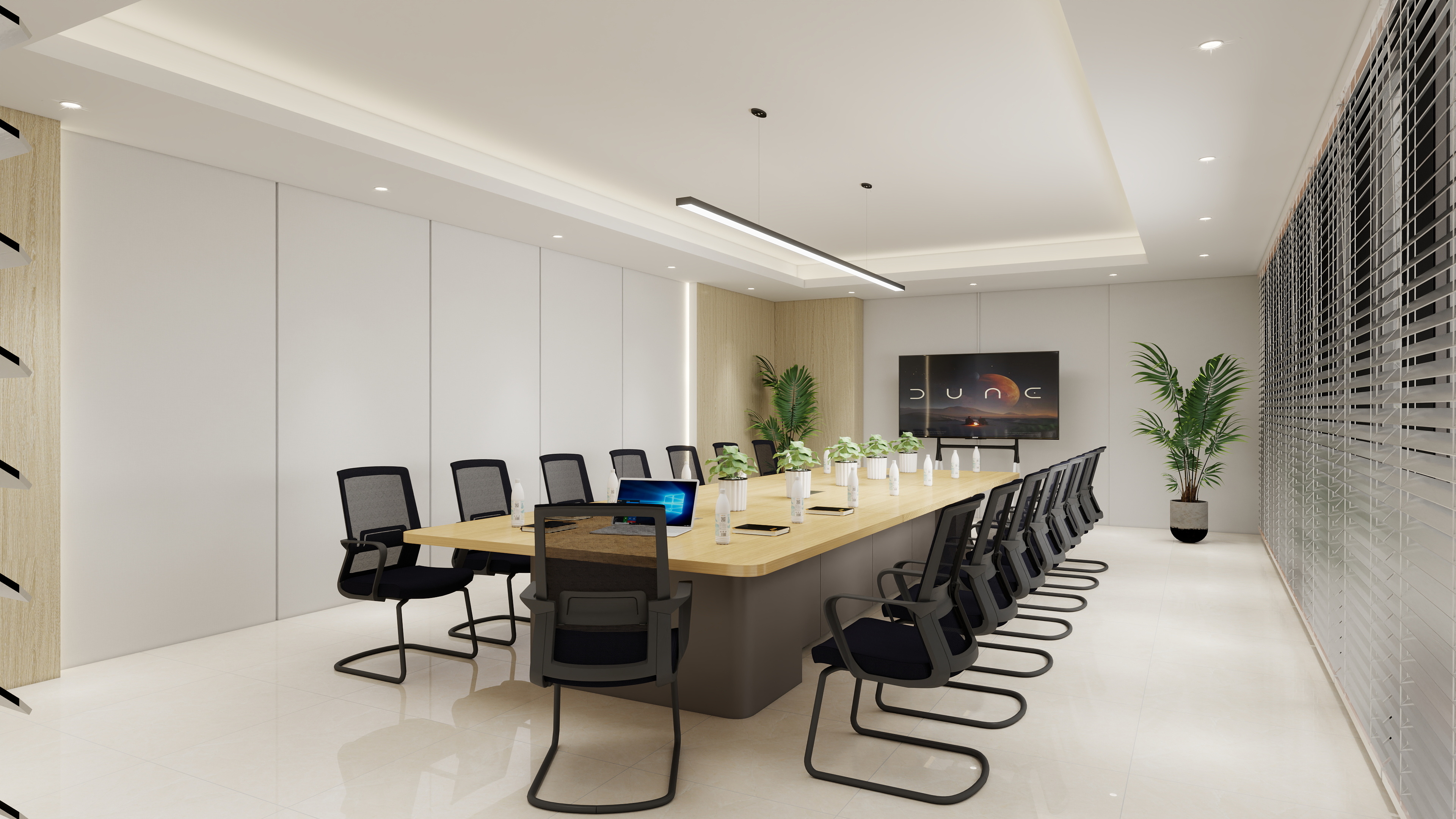 力威家具-特变电中会议室2-装修设计方案