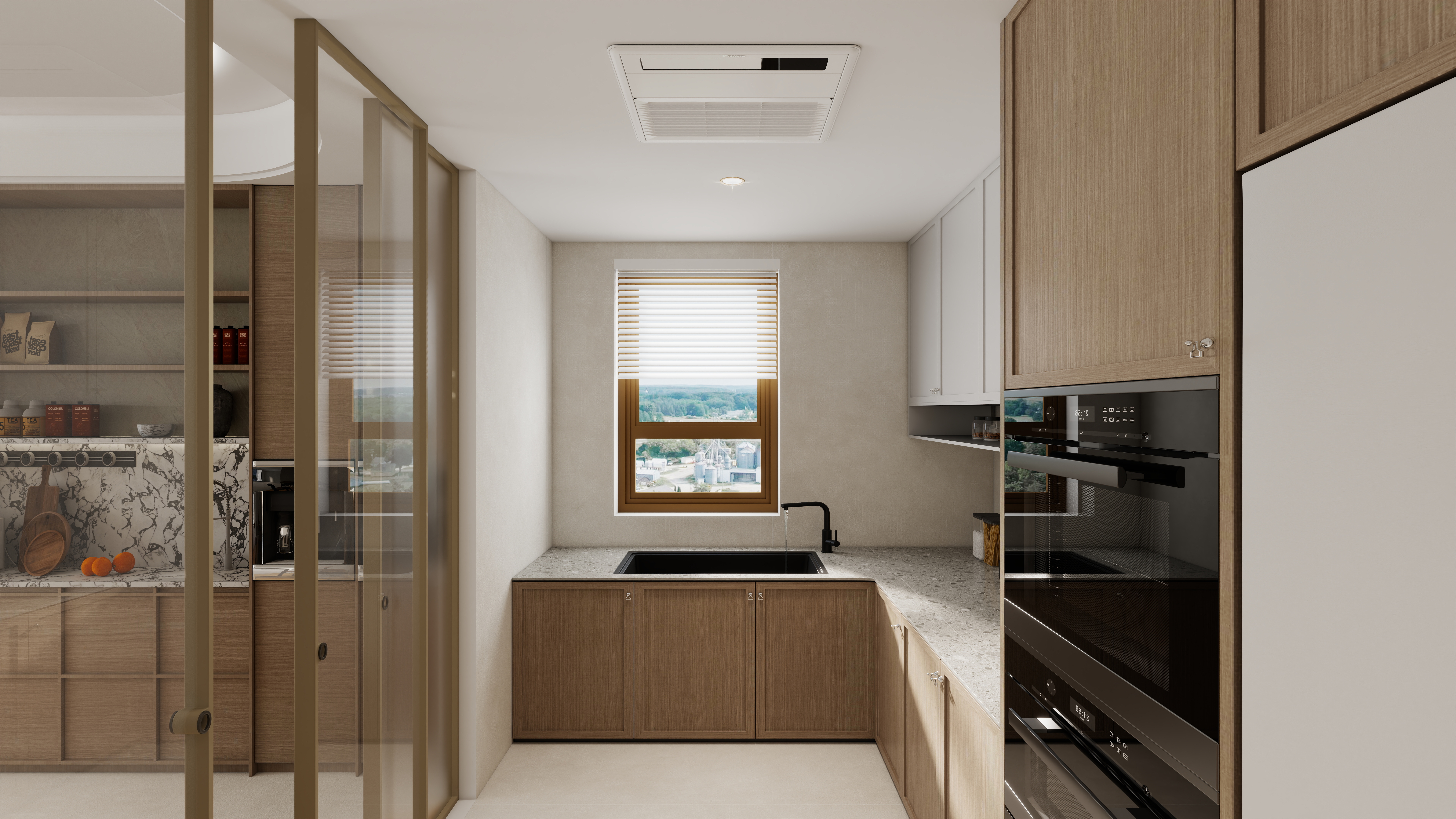 大金空调官方-奶油梦境：170平米流动空间，静谧时光与智能生活的艺术交响装修效果图