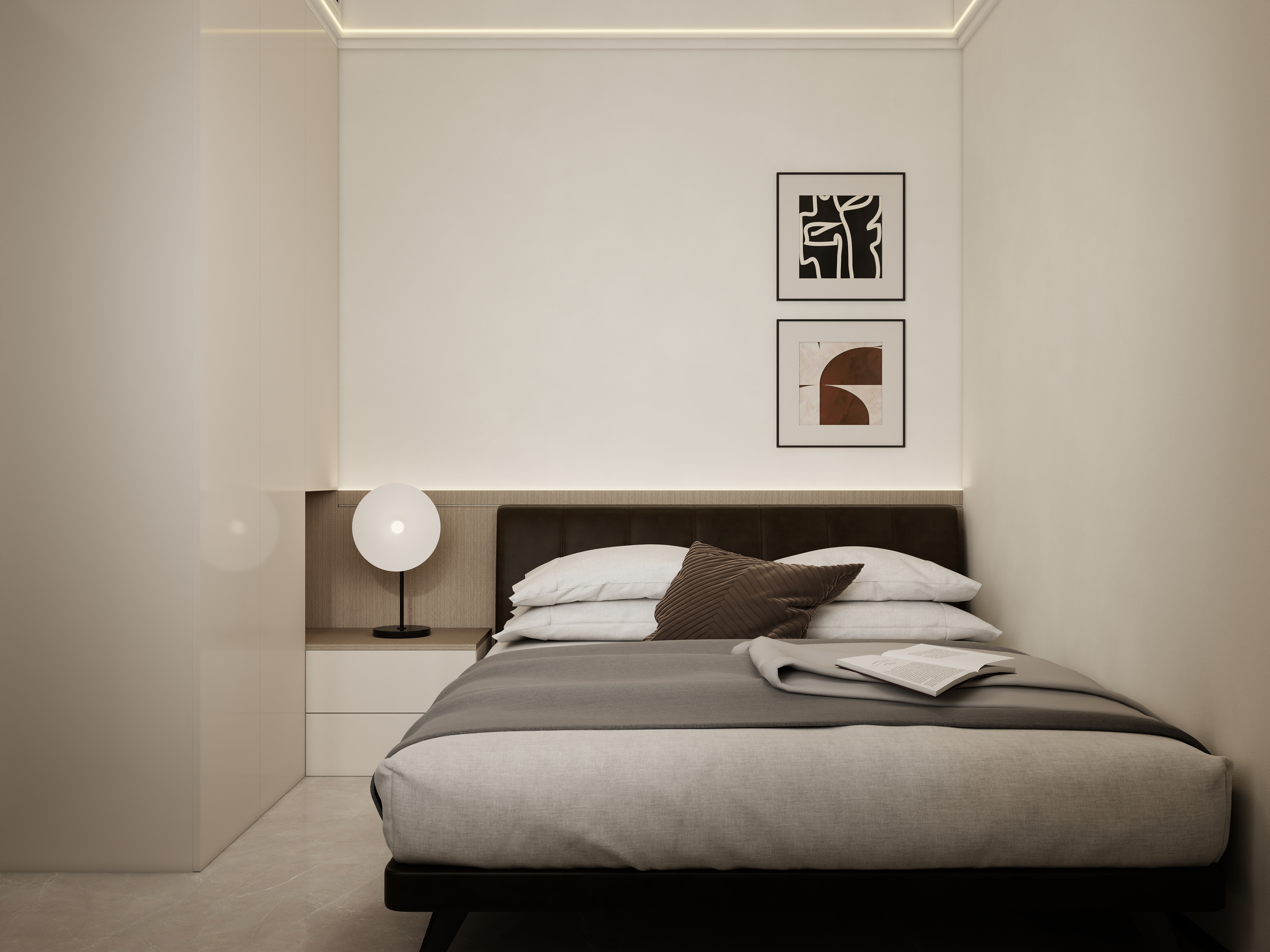 庄育霖-梁溪康馨苑104平轻奢3室装修效果图