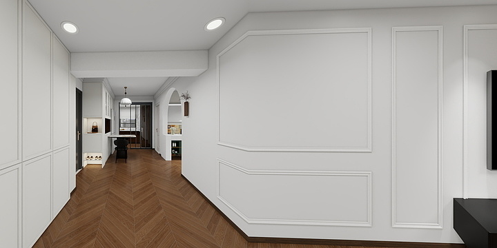 翊镡-天伦锦城复古风-装修设计方案