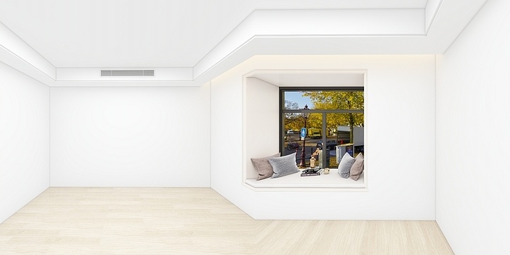 此效果图简单参考-中级实操考核户型-装修设计方案