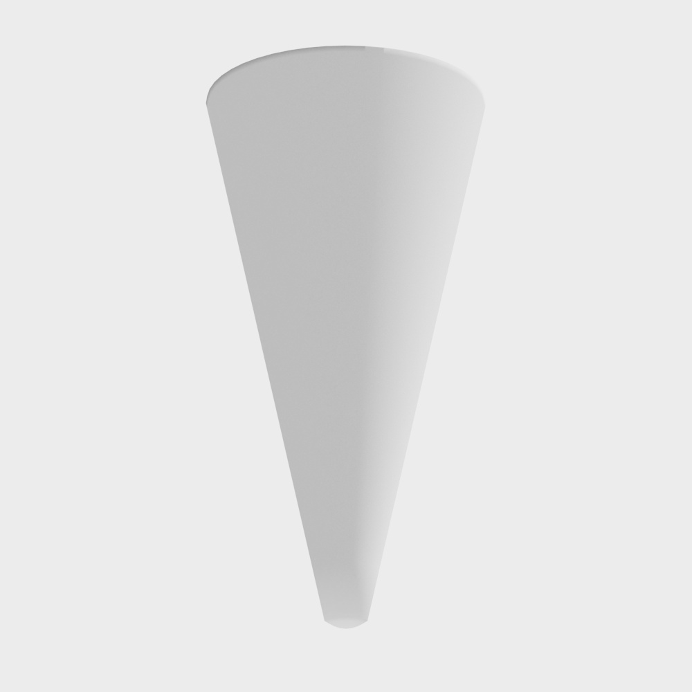现代奶油风石膏壁灯3D模型