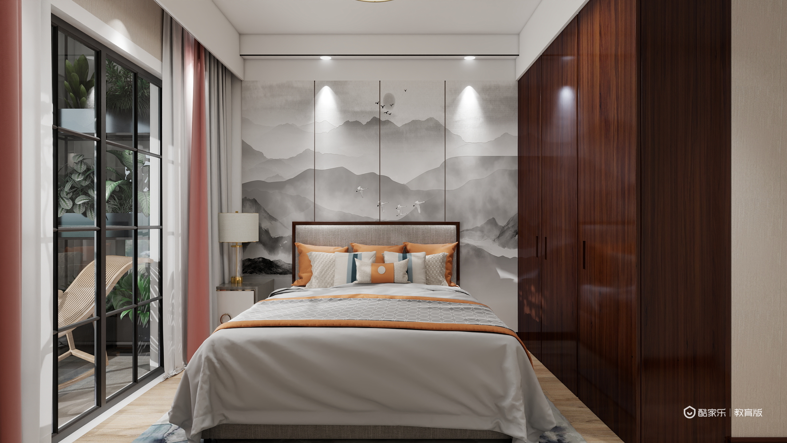 郭鹏程nfDs-林语溪岸178㎡4室装修效果图