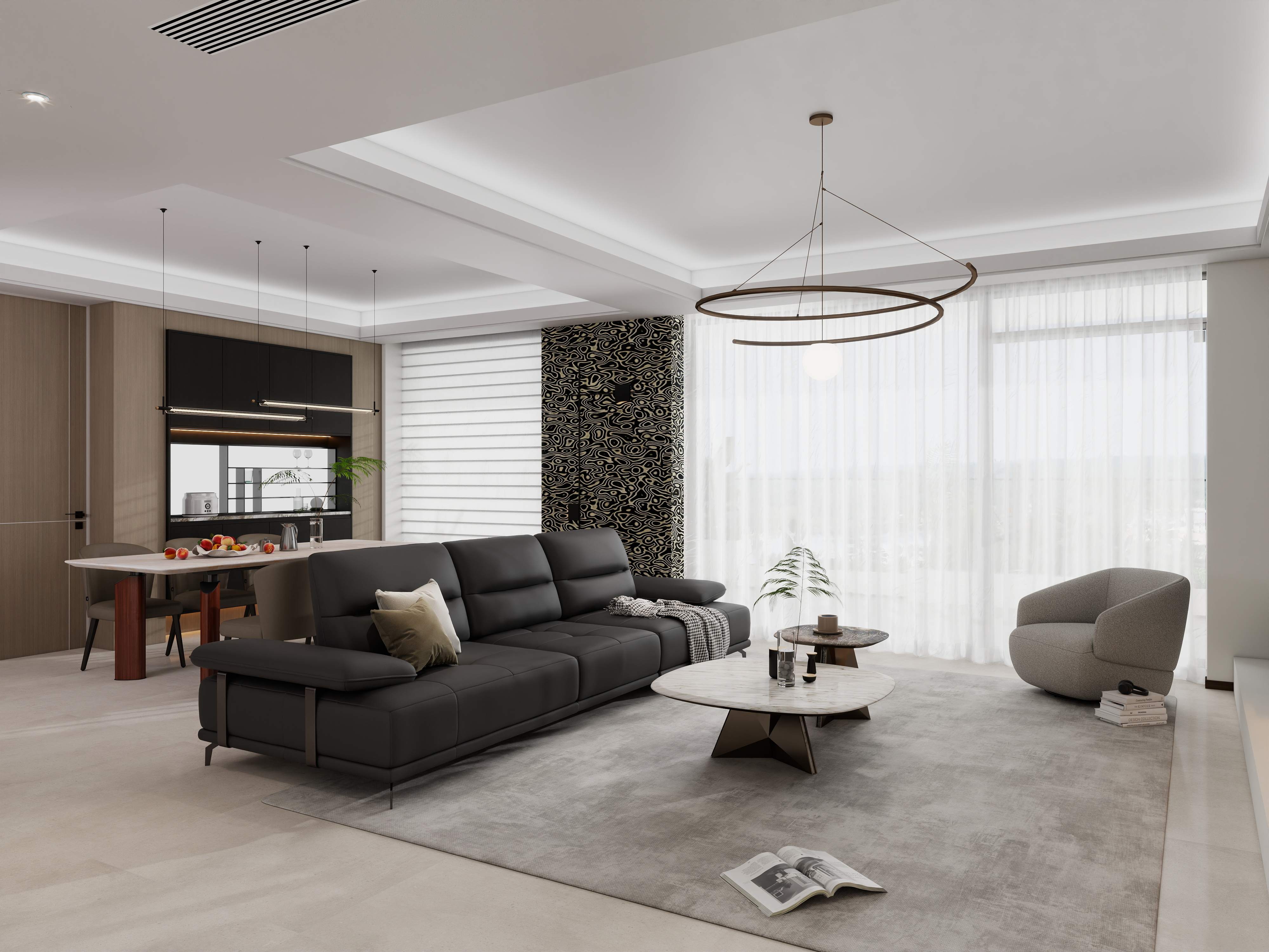 空间设计部设计师-绵阳九华府B1户型-装修设计方案