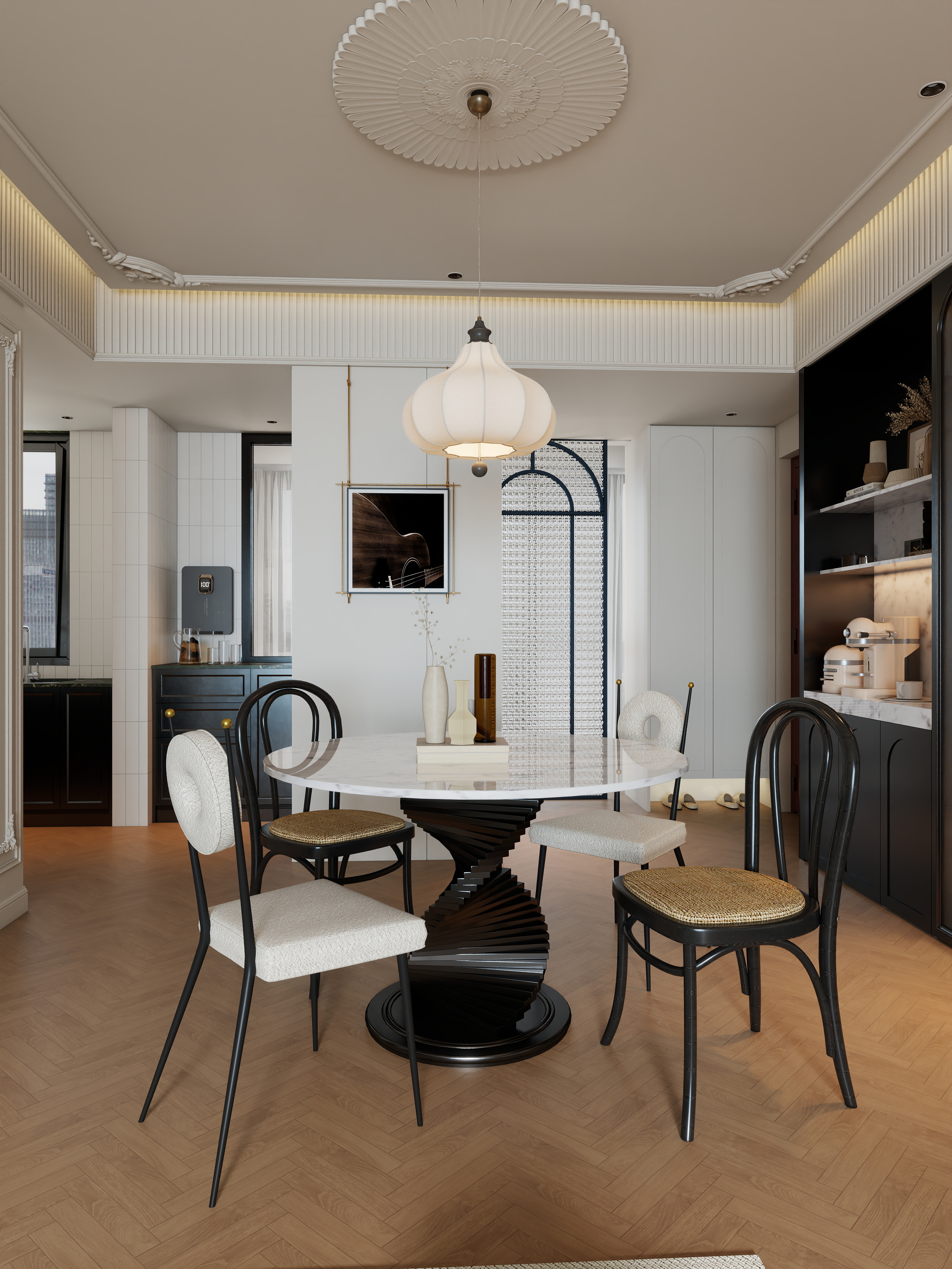 一木设计宇哥-法式135平-装修设计方案