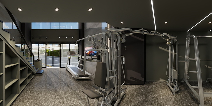 云浅野-加一健身房-装修设计方案