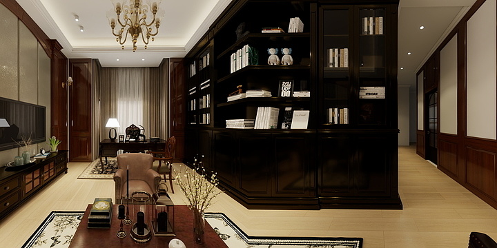 画.CqxX-美式455-装修设计方案