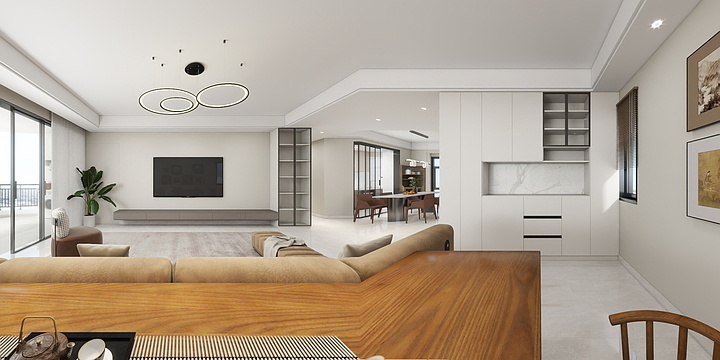 室内设计田甜-药王-现代-装修设计方案