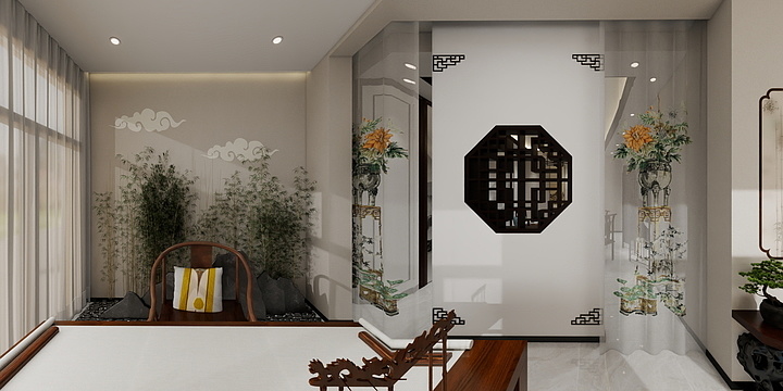 全案家装666-茶庄1层-装修设计方案