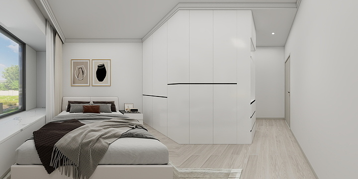 良友装饰夏天-蔷薇国际107平效果图-装修设计方案