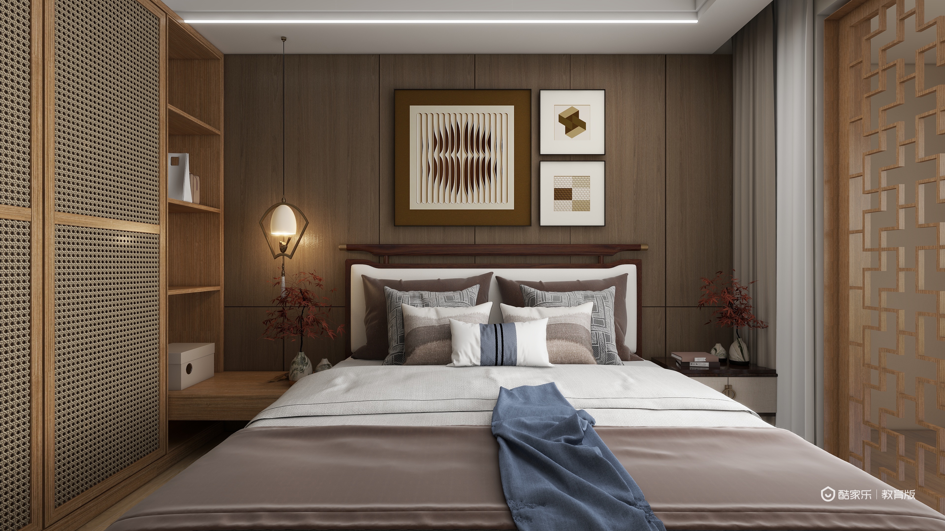 杨豪tvzA-雅韵轩一层次卧2装修效果图第2张