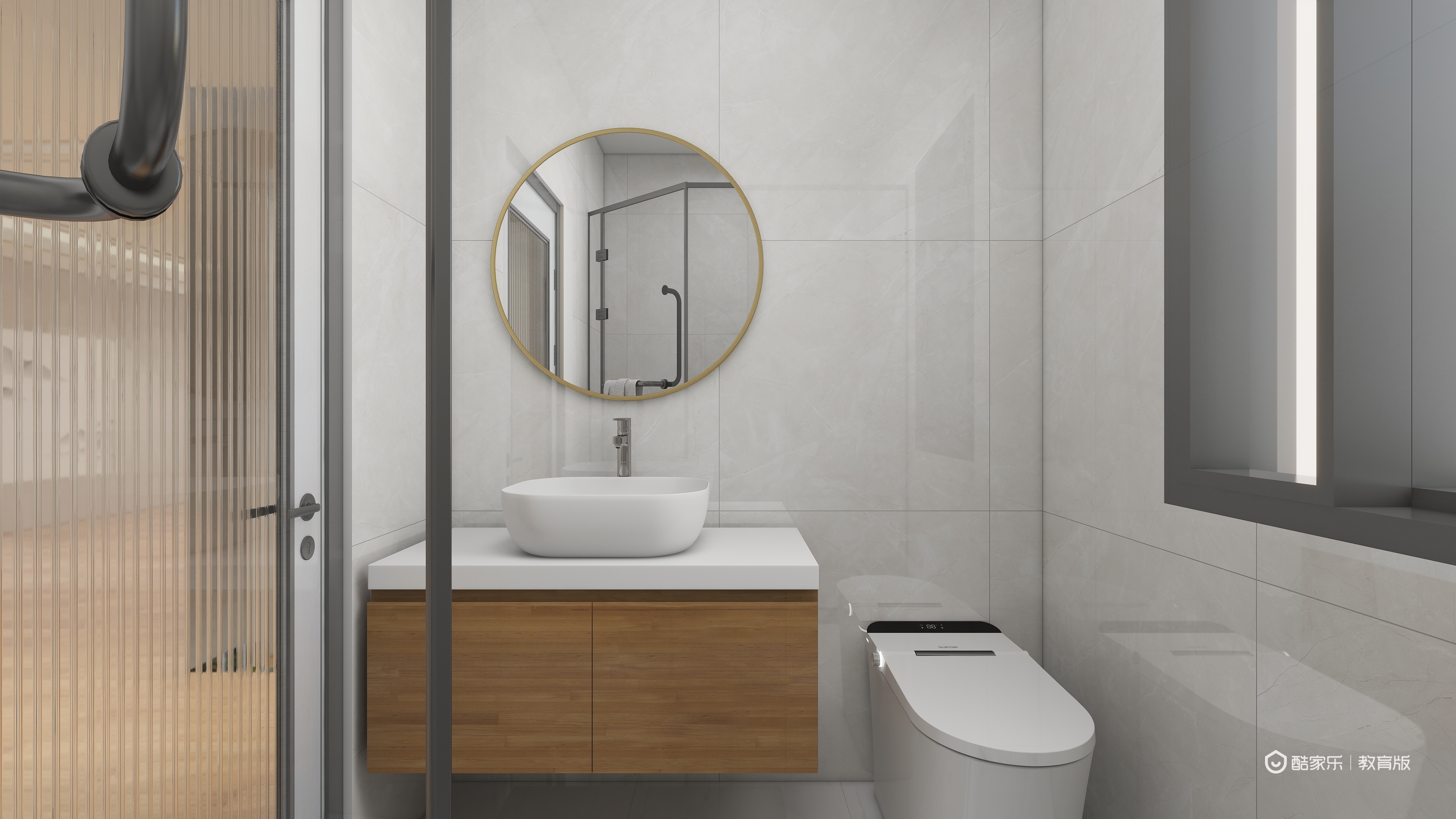 杨豪tvzA-雅韵轩一层卫生间装修效果图第1张