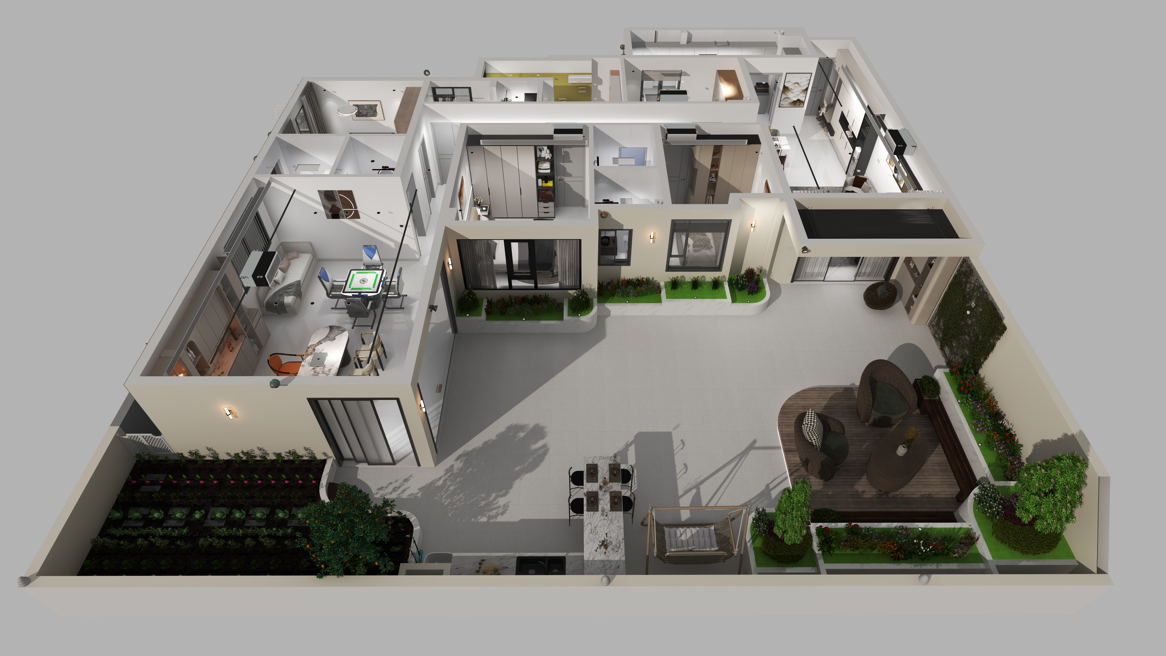 CX诚信装饰-刘 维-锦绣都会7栋2单元302号316㎡5室-装修设计方案