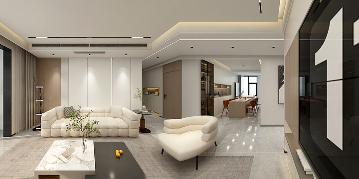 洛诚装饰-全屋定制家具-信合壹号院1#3004曹如强-装修设计方案