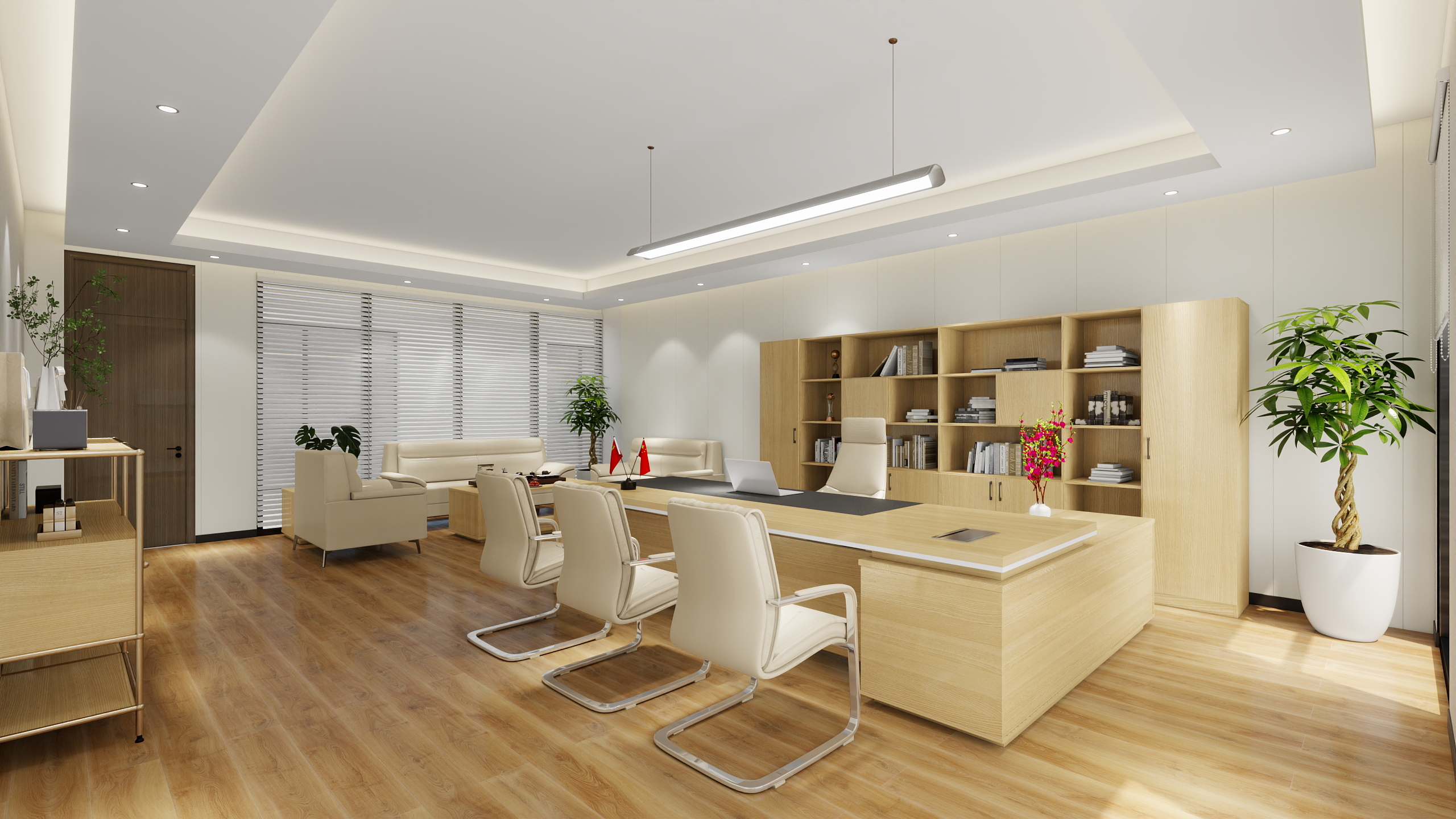 力威家具-特变电领导办公室-装修设计方案