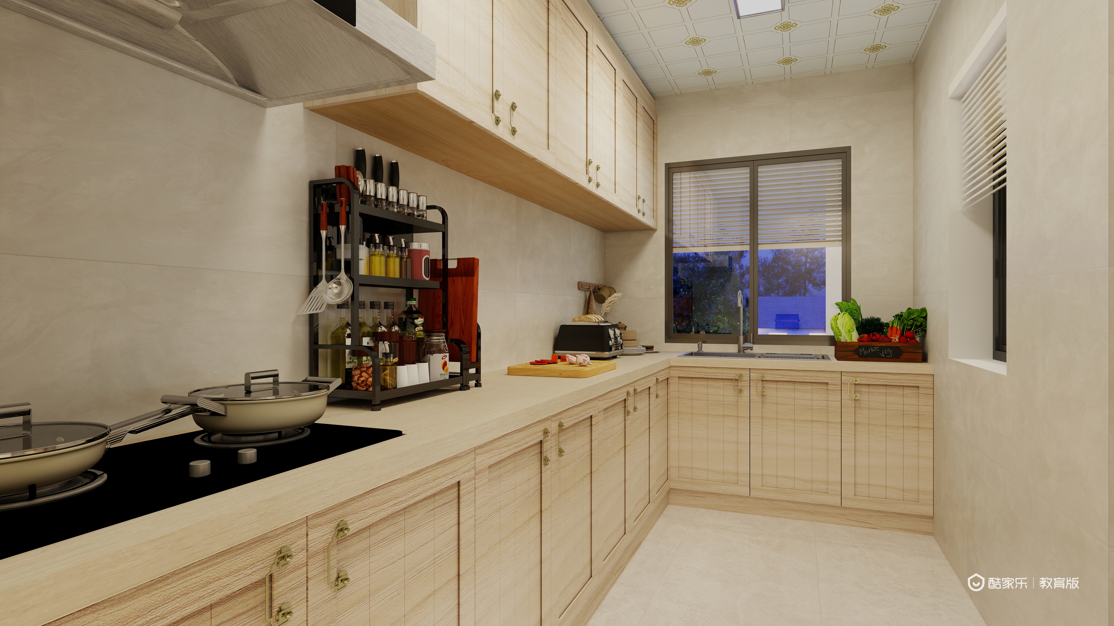 罗星莉-雅韵华居一层厨房装修效果图第4张