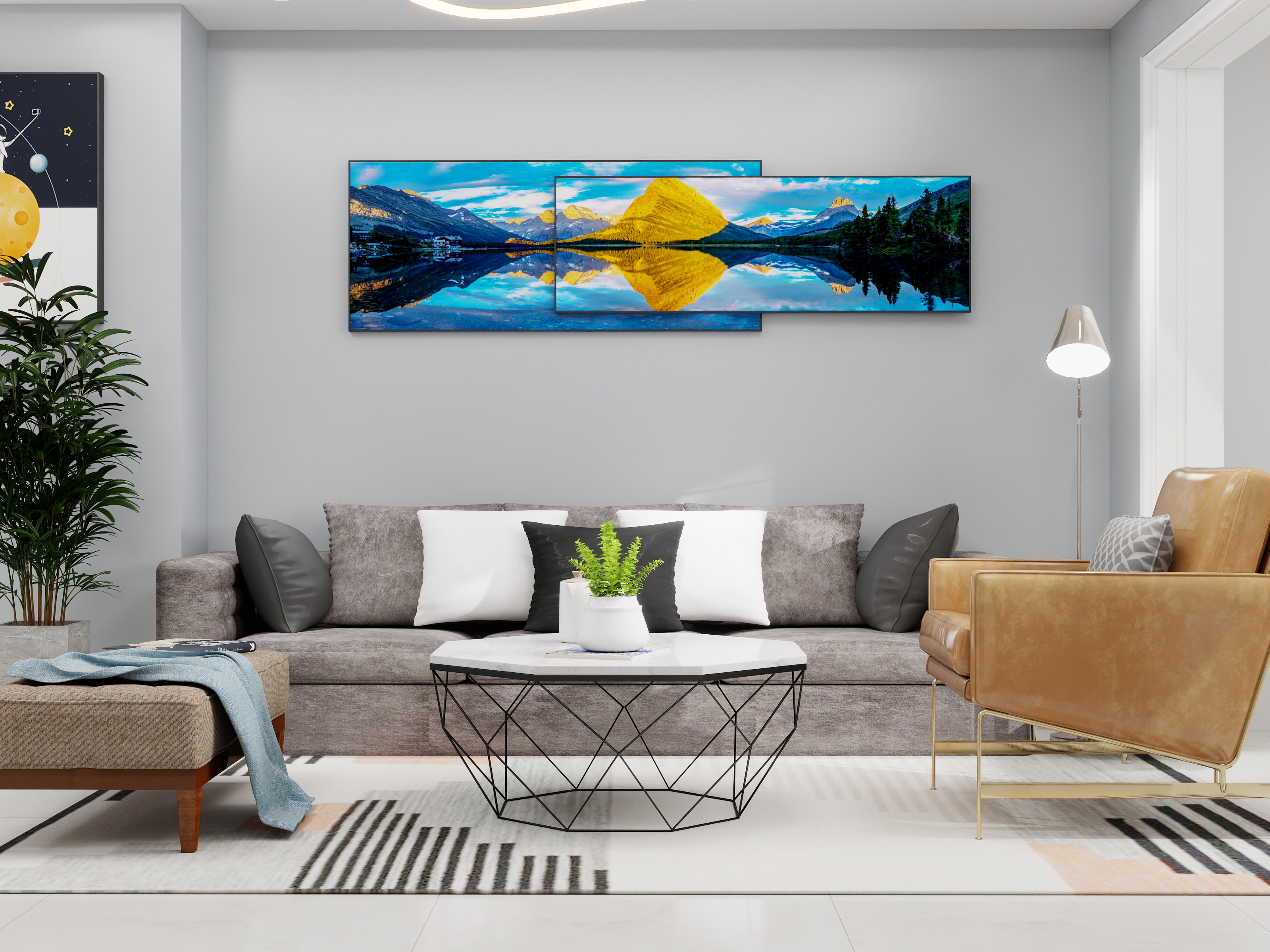 牧野时光-泉湖新城137㎡（4室2厅1厨2卫)（户型轻改造）-装修设计方案