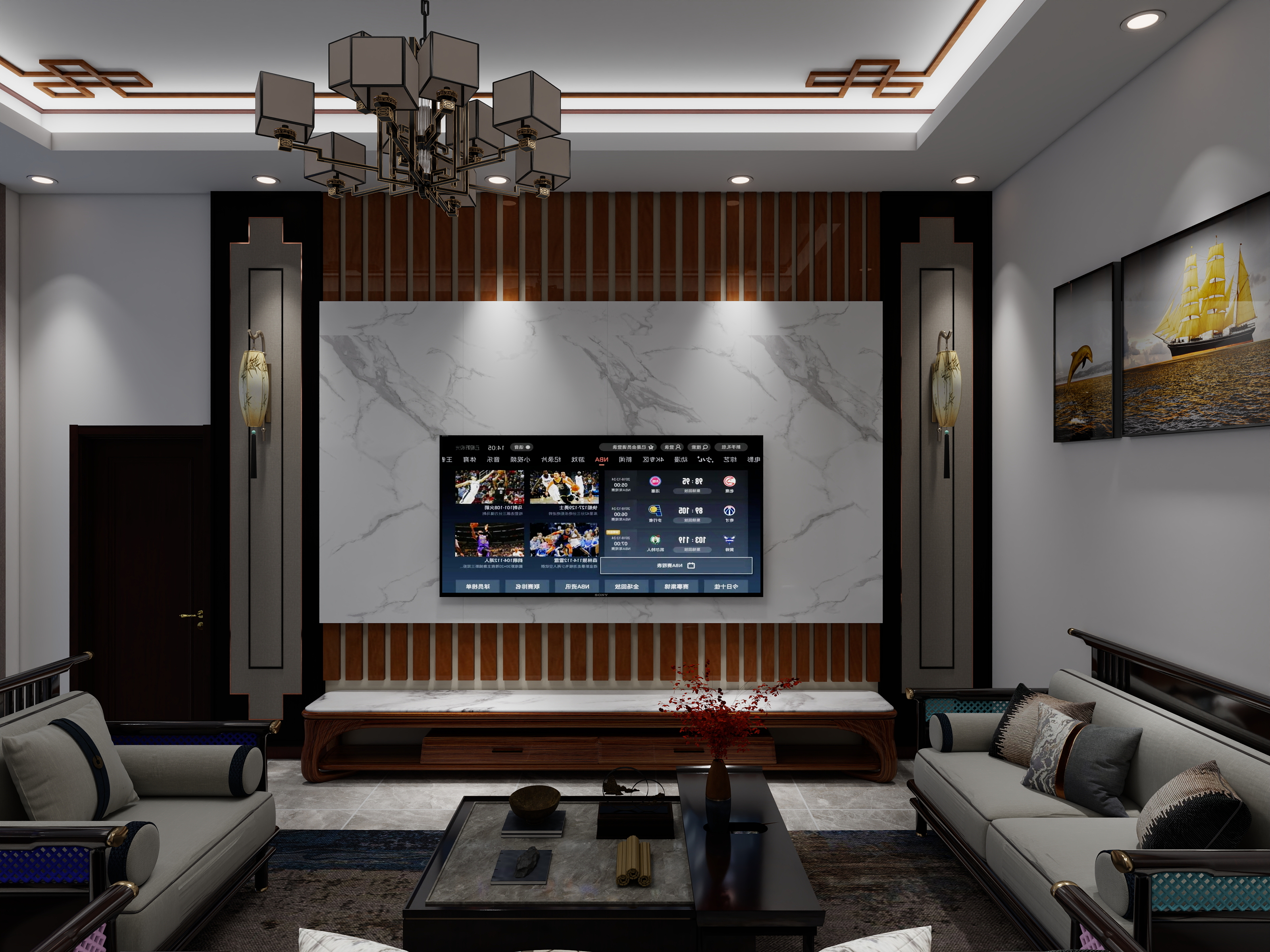 兴云设计-文山自建房室内设计效果-装修设计方案