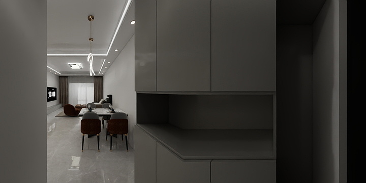 深蓝YYuA-上河观邸2-1-1703-装修设计方案