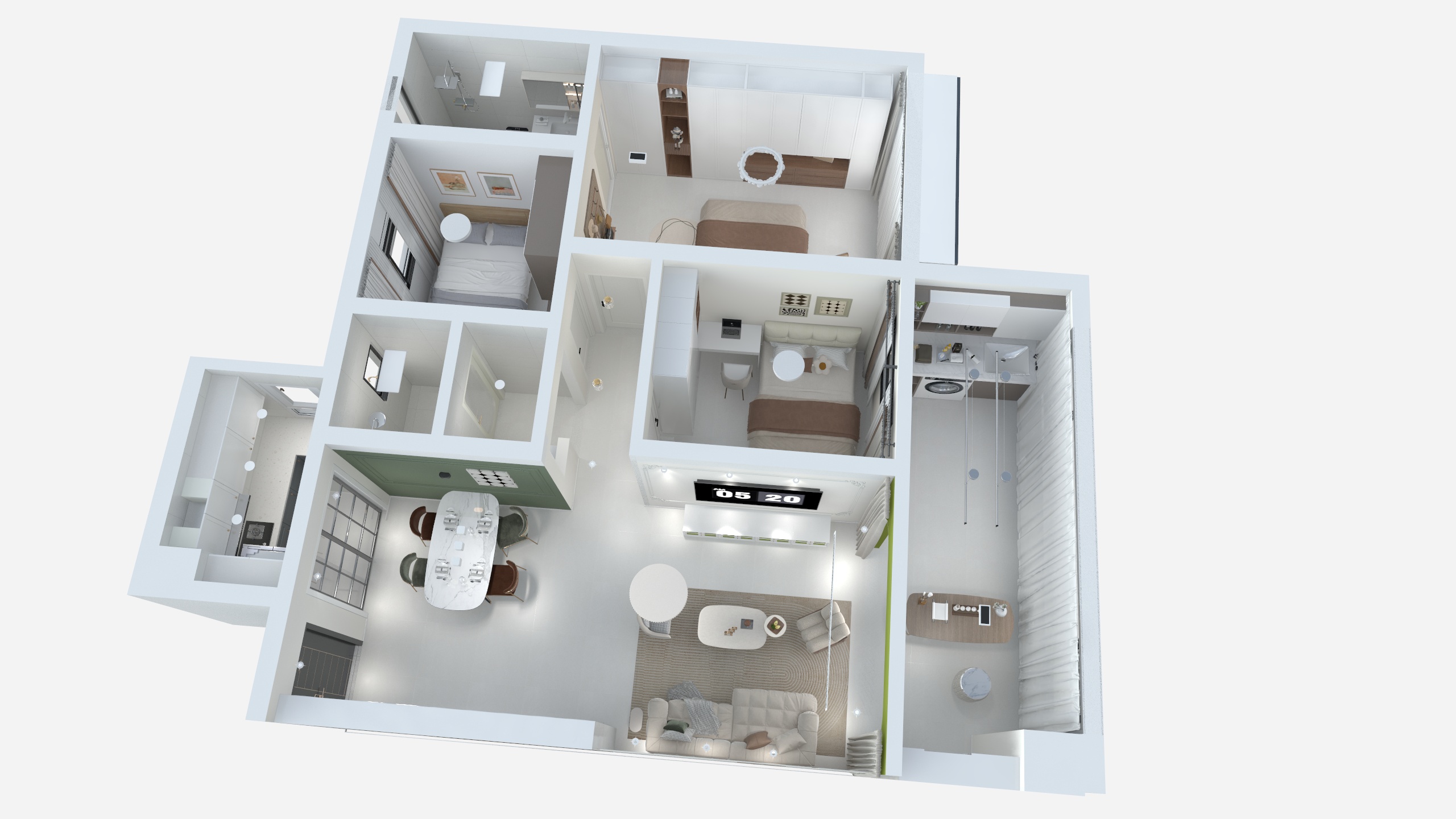 丰征全案设计师-李府-装修设计方案