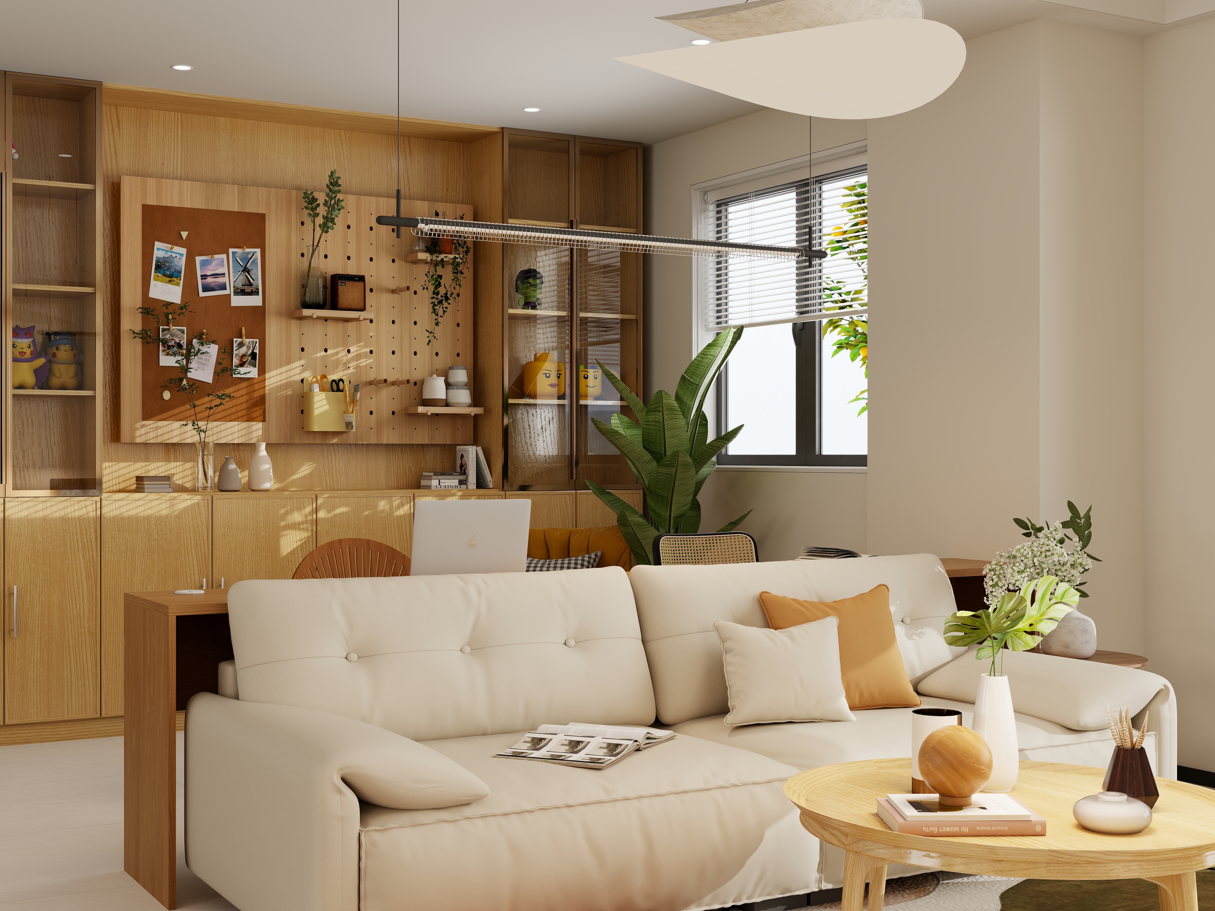 猪丸-原木日系奶油风-装修设计方案