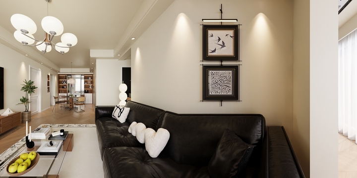 白日梦Z-碧桂园三期120平方 中古风-装修设计方案