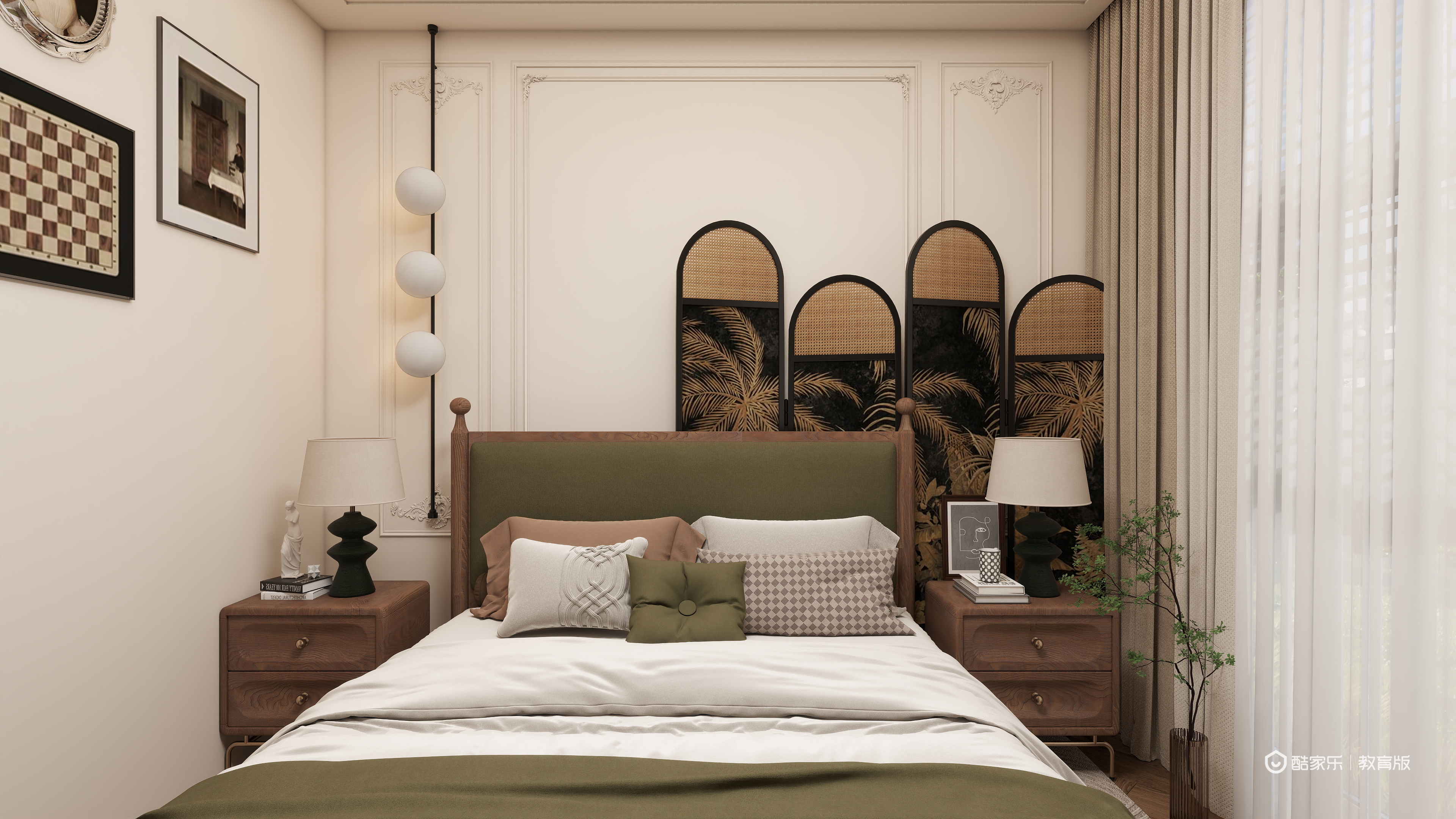 赖雨彤-弗蕾尔一层老人房装修效果图第2张