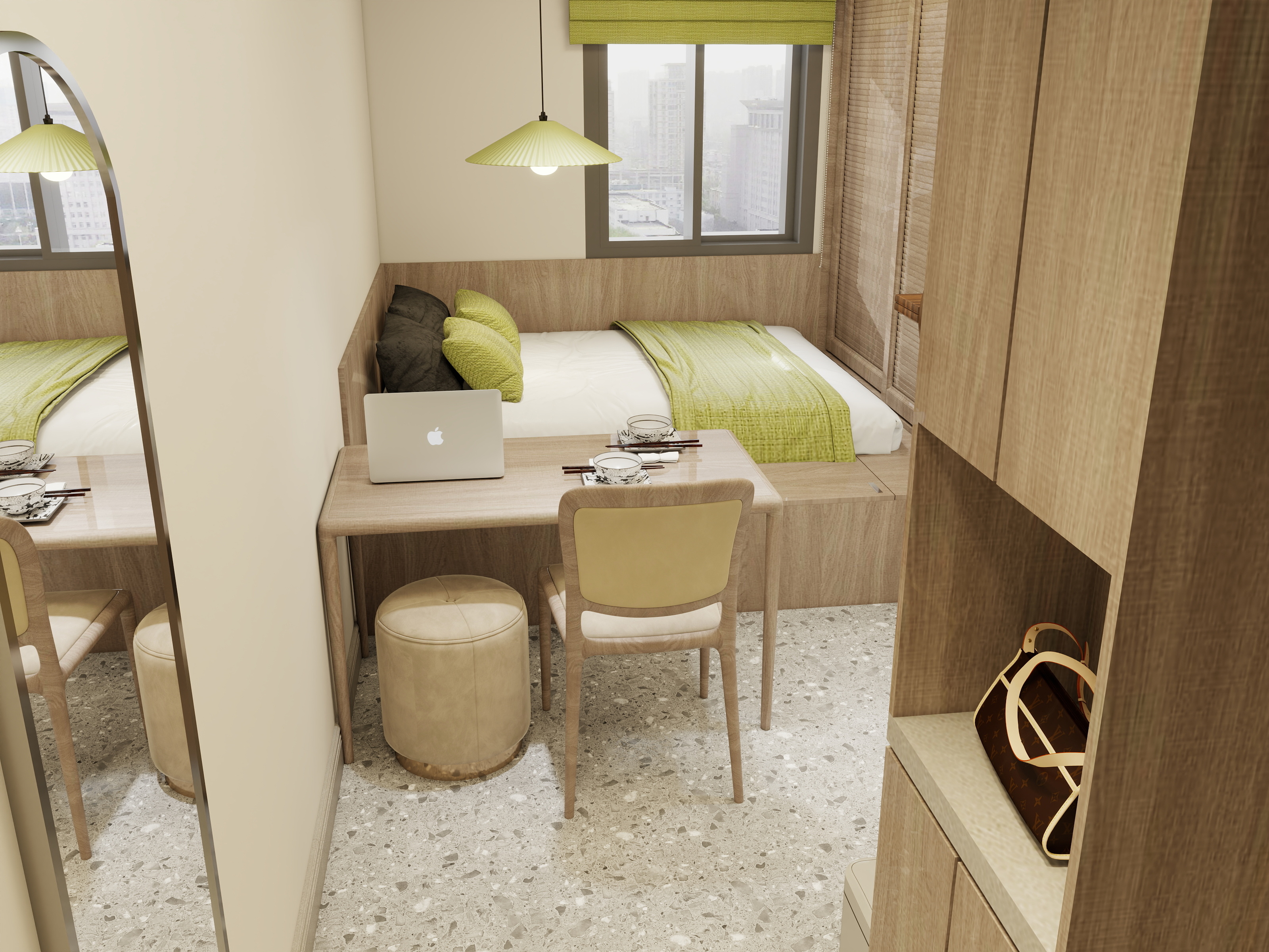 林雪娟设计-花园公寓603房14㎡简约风格-装修设计方案