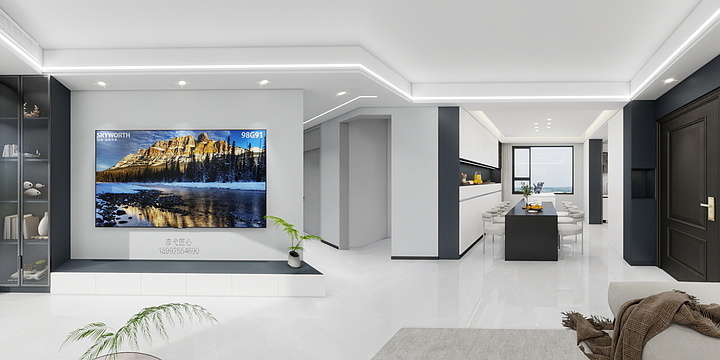 彦匠装饰一匡设计-金域天成3-1-2504室-装修设计方案