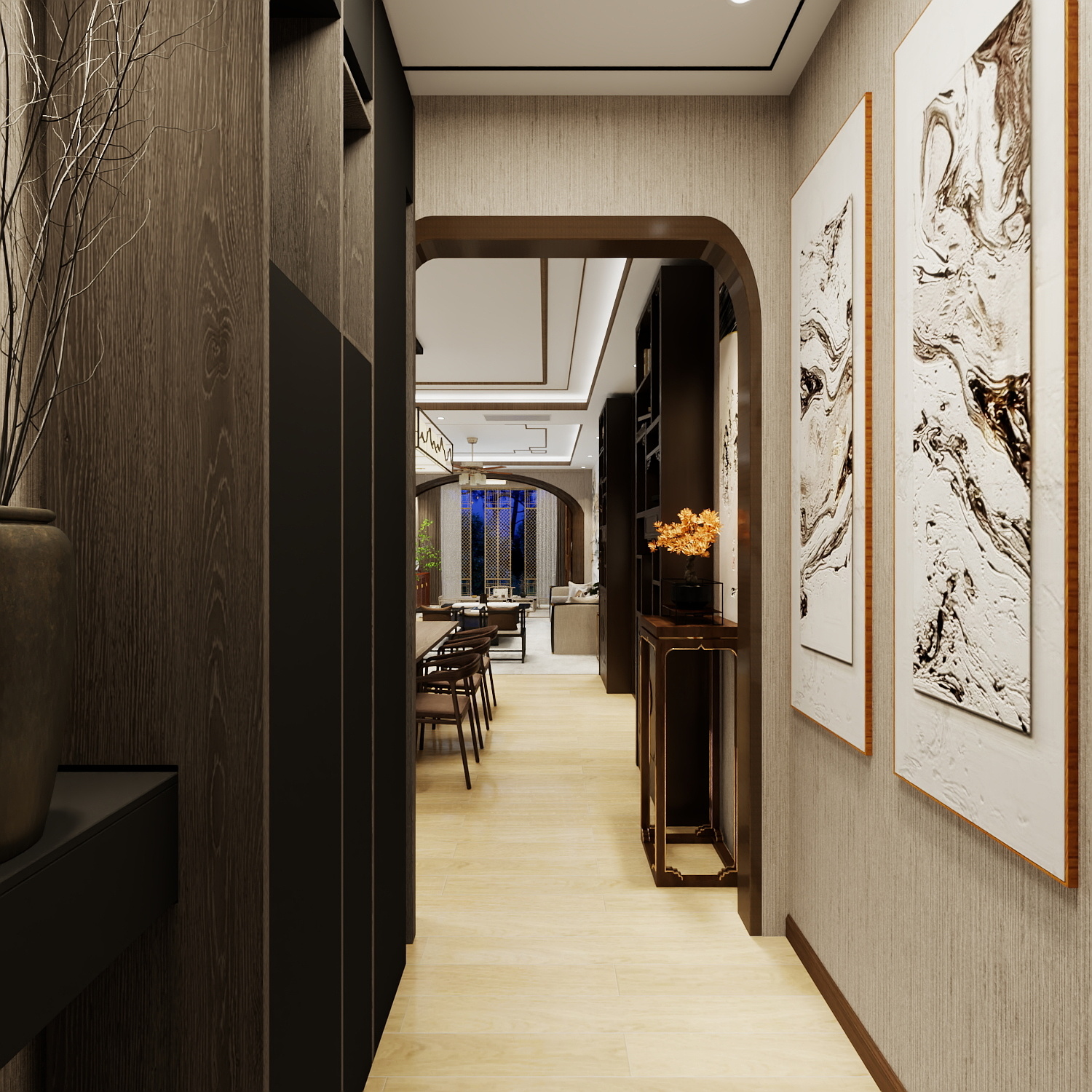 罗星莉-雅韵华居一层入户门装修效果图第3张