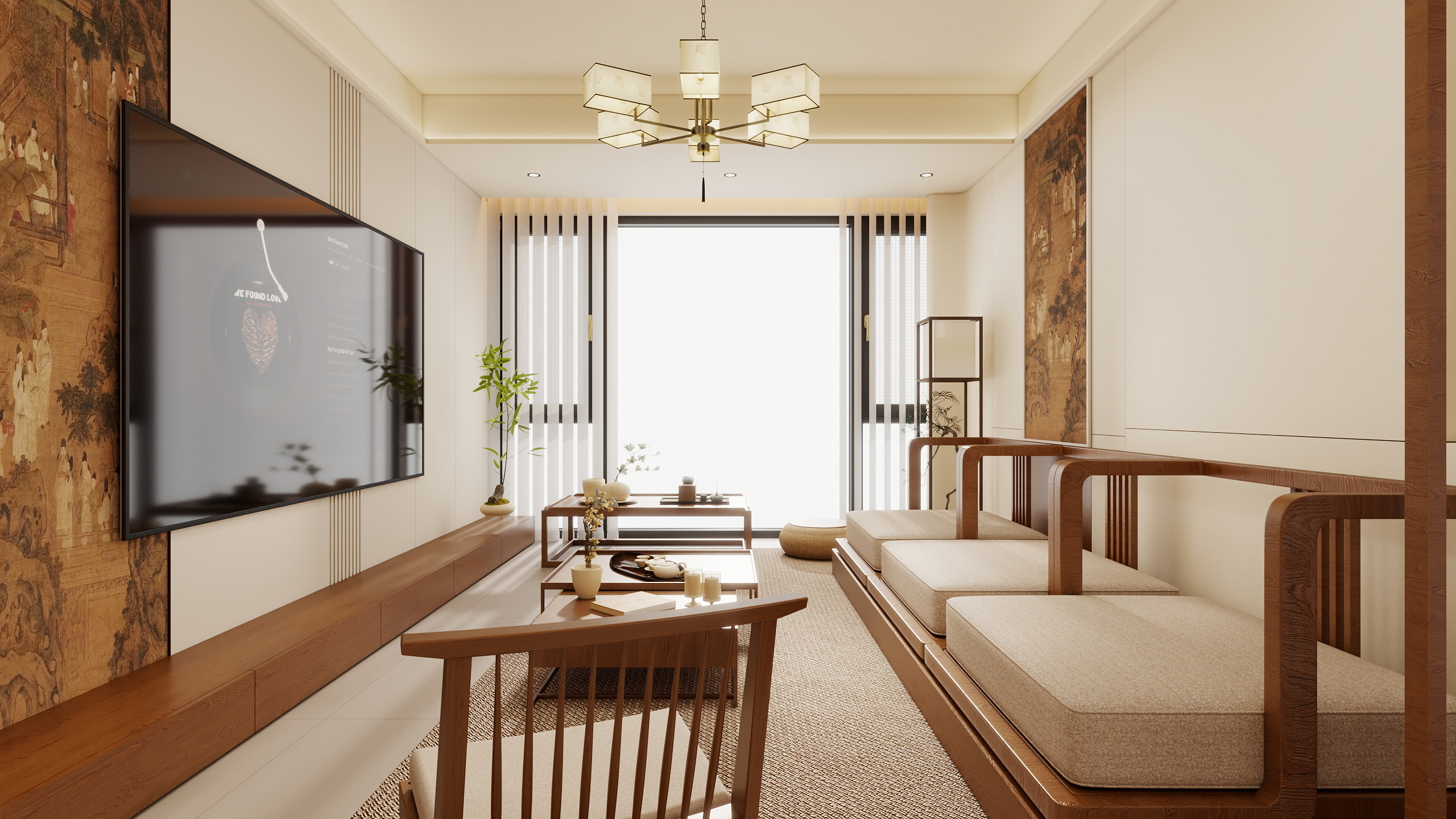 萤飞秋叶随-92㎡3室-装修设计方案