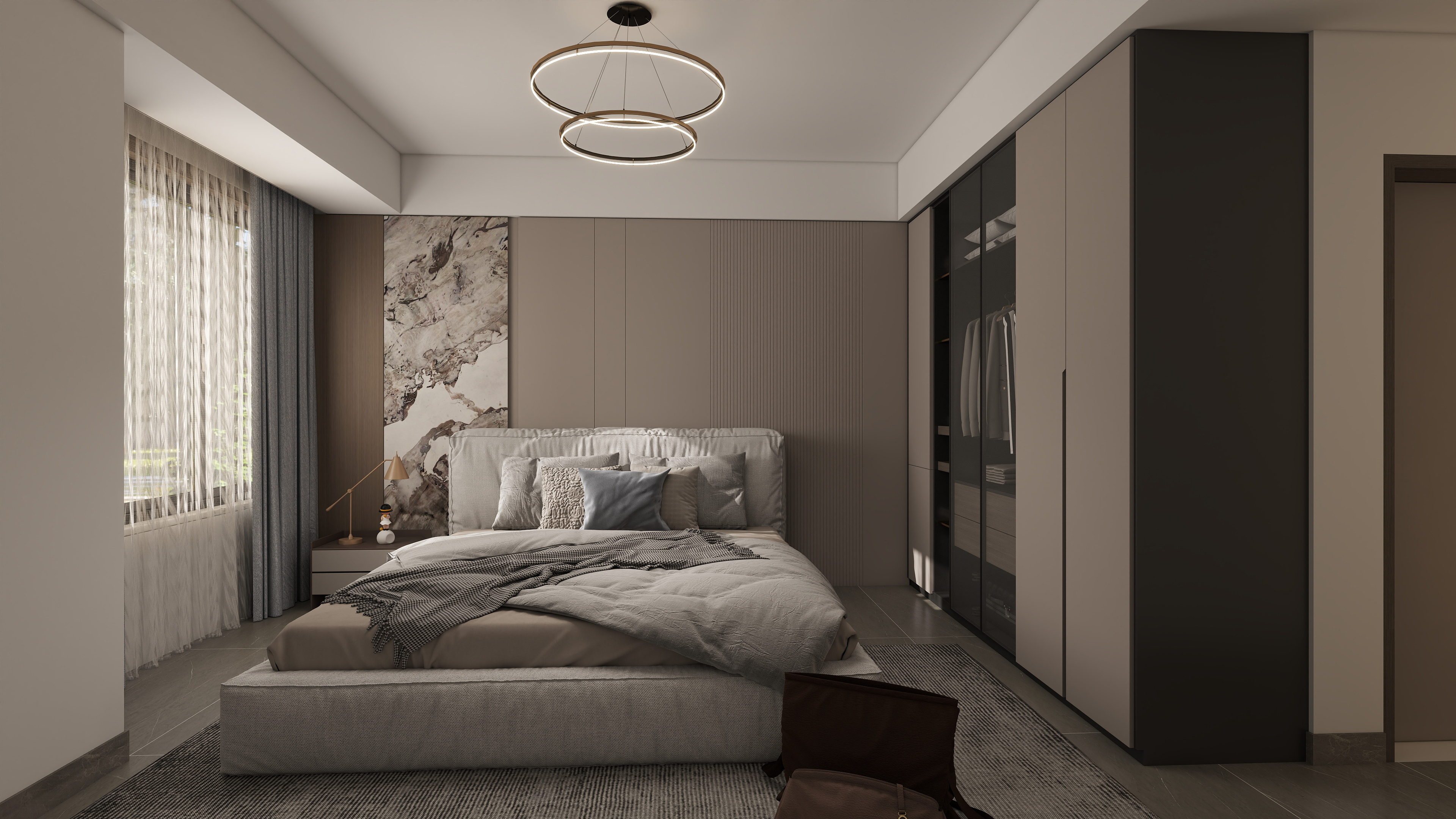 索菲尼洛吊顶博西尼全屋定制-刘大侠-初级考核实操题-装修设计方案