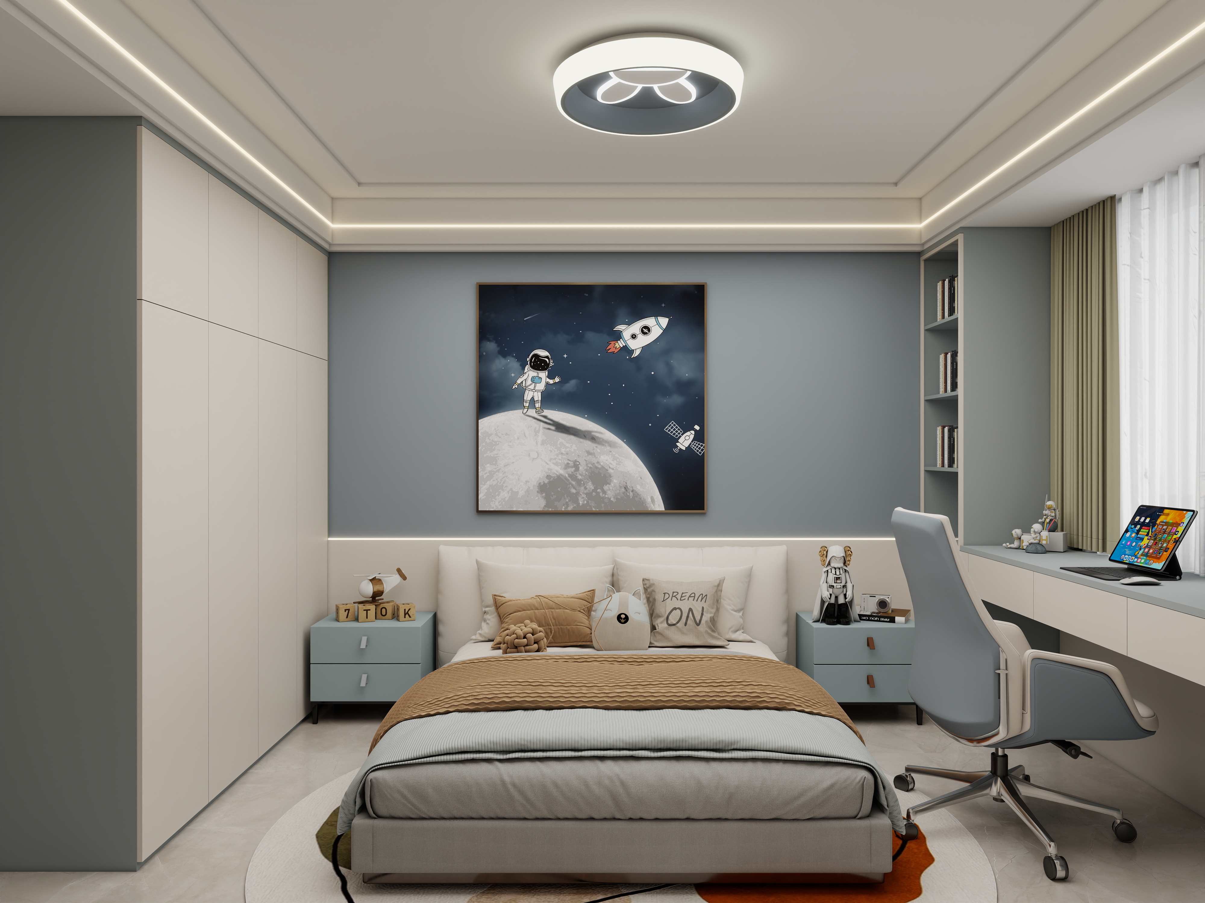 壹诺设计工作室-现代简约装修效果图