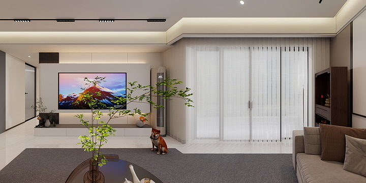 刘振宇slime-海伦堡-客厅2-装修设计方案