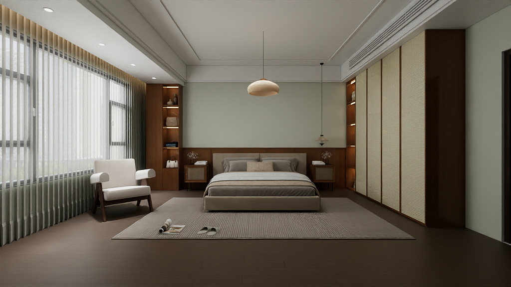 147****2658dCMn-宋风卧室-装修设计方案