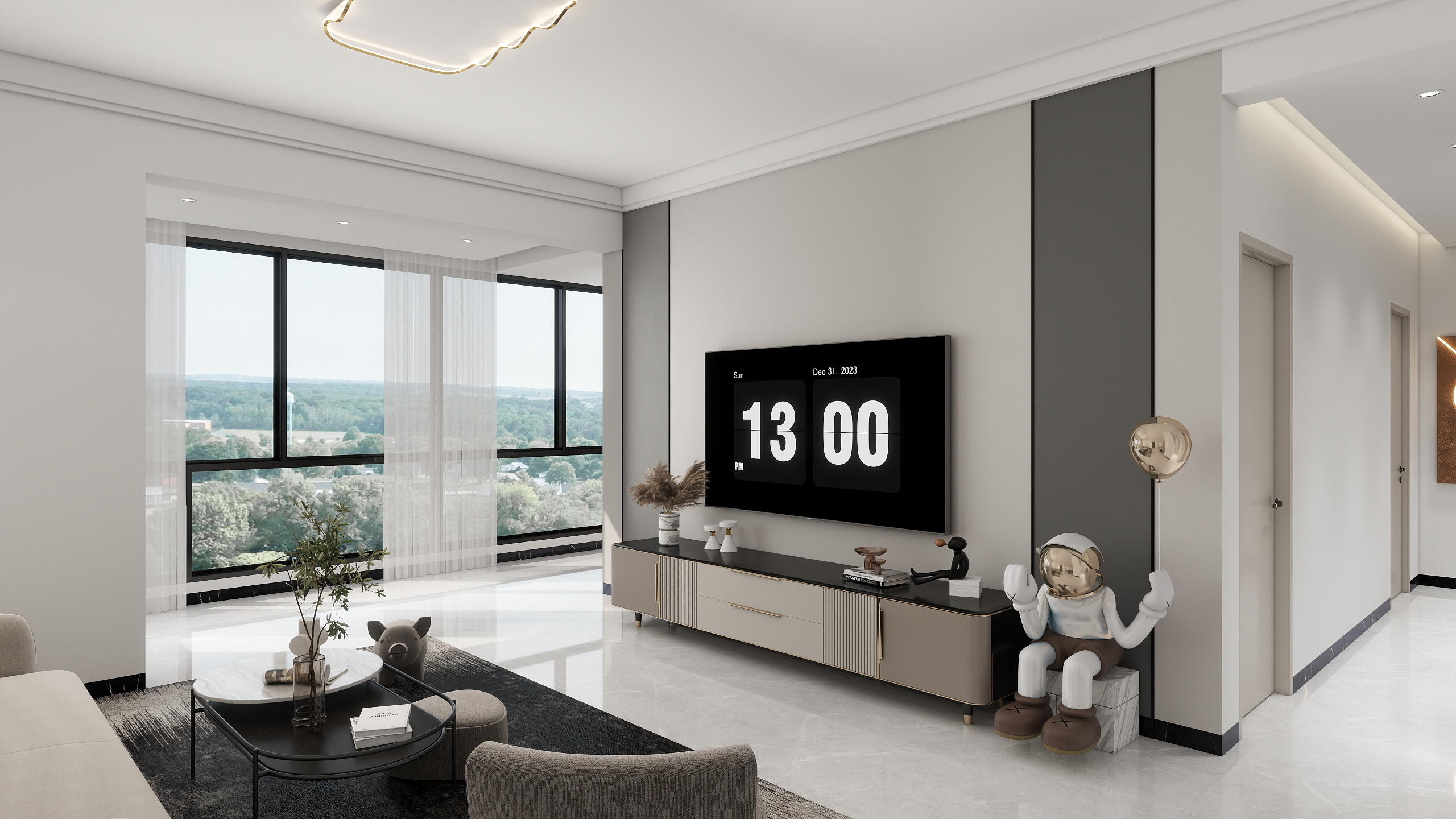 禾屿空间美学-时倾-浅水湾小区-装修设计方案