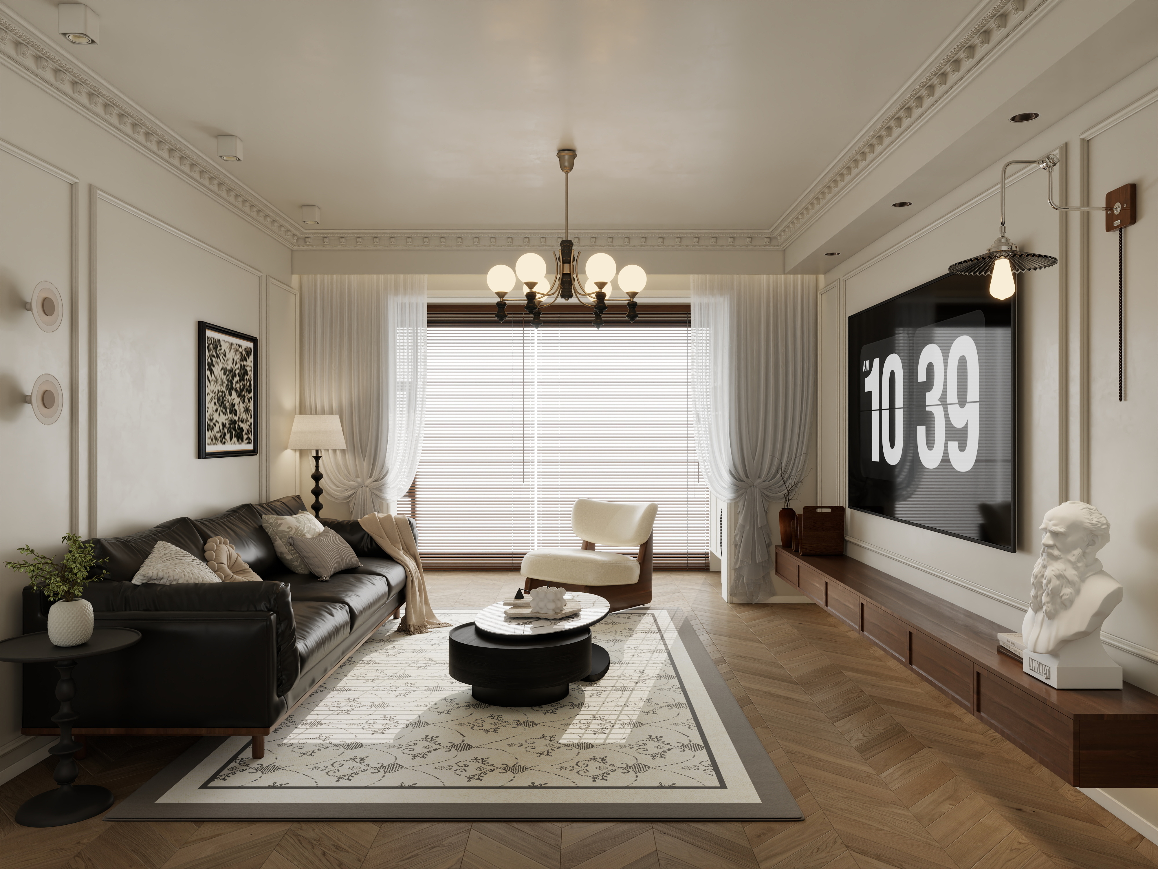 设计师AErg-保利城四期1-32-4法式效果图-装修设计方案