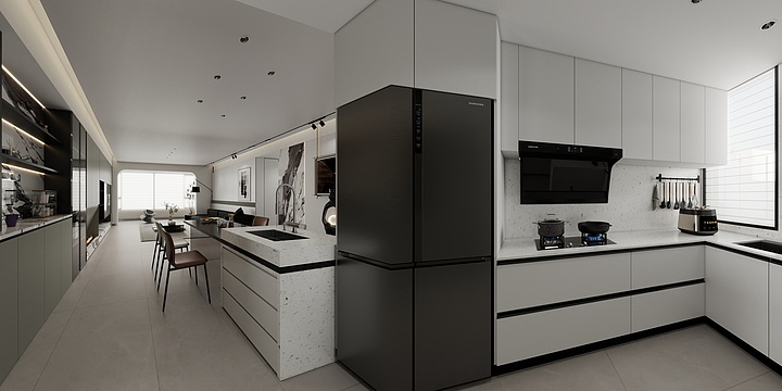 KaroDesign-森林城2#02户型-奶油法式-装修设计方案