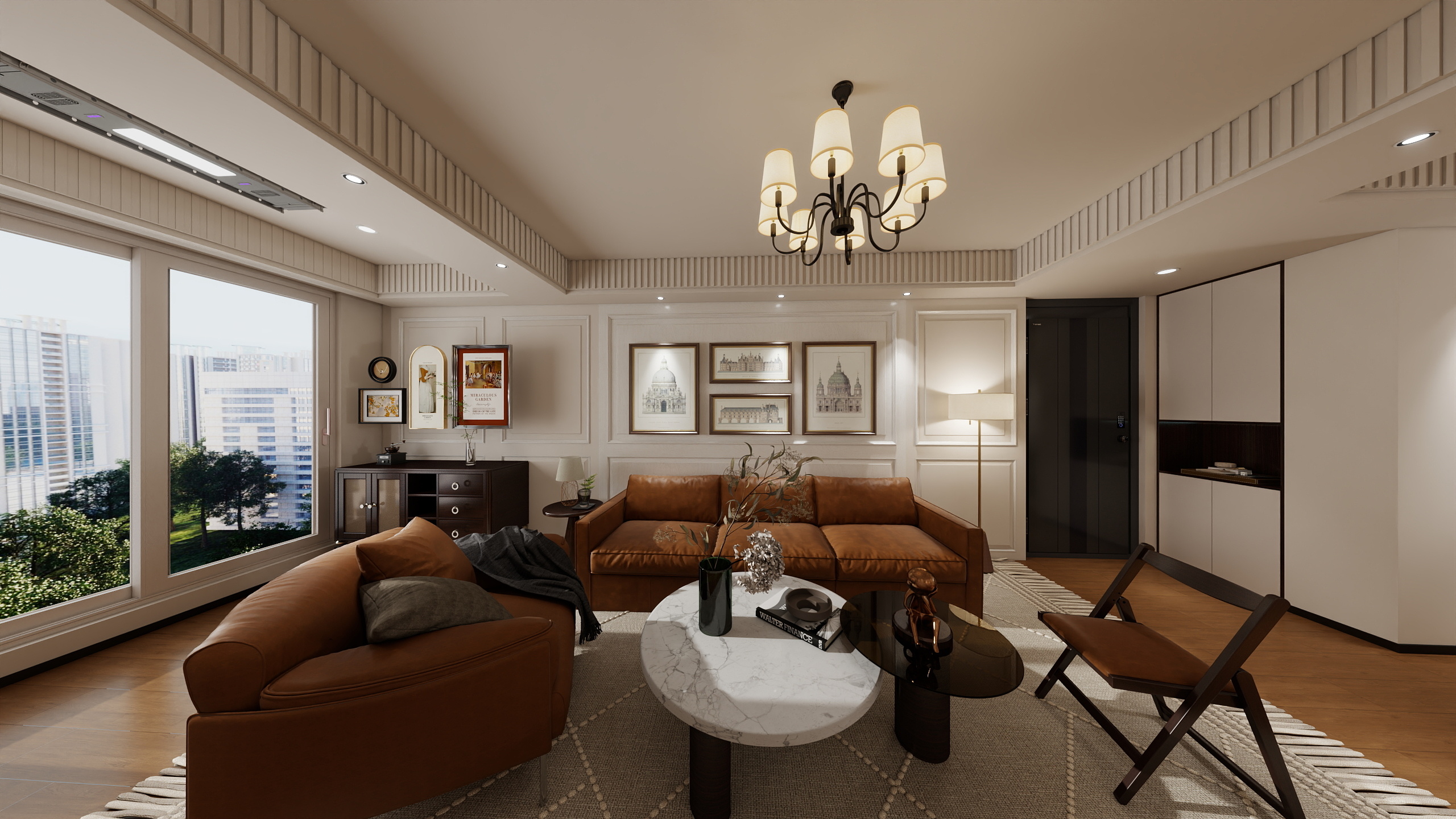 城..-复古美式-装修设计方案