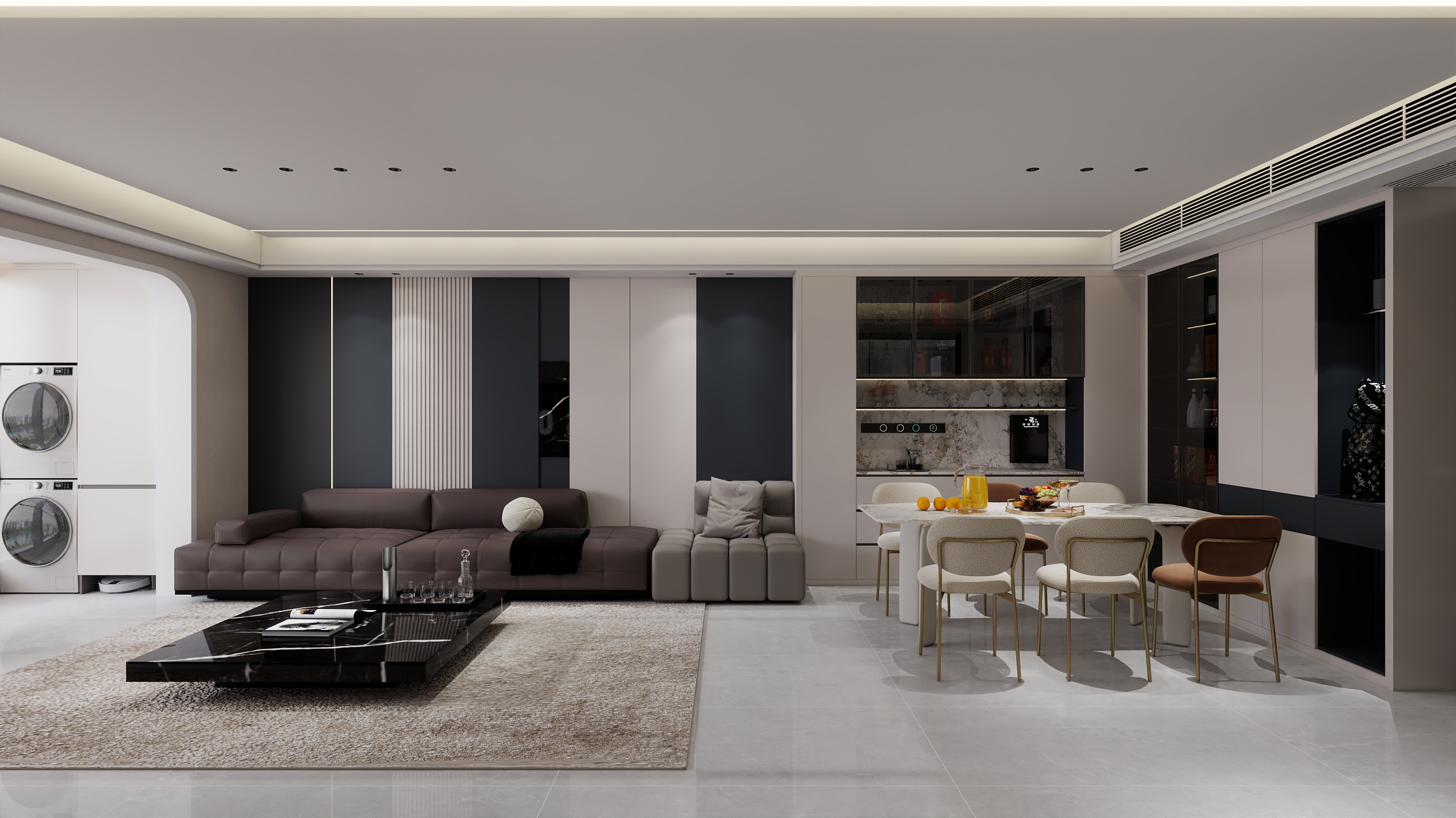 蓝森全屋定制.全案设计-电建都汇府128㎡-装修设计方案