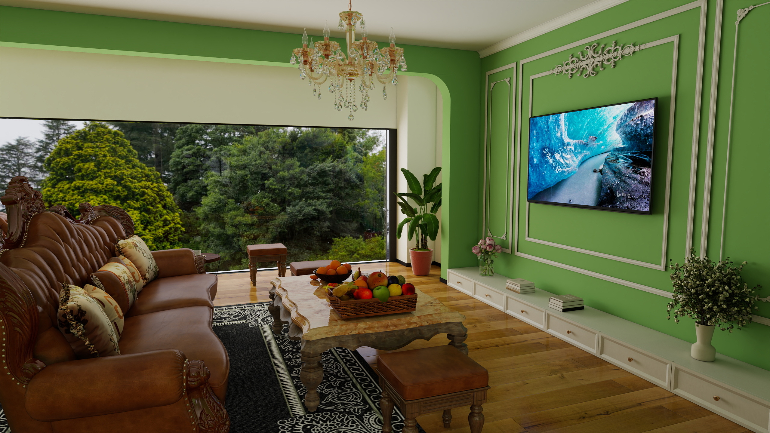 源空间SourceSpaces-美式125㎡3室-装修设计方案