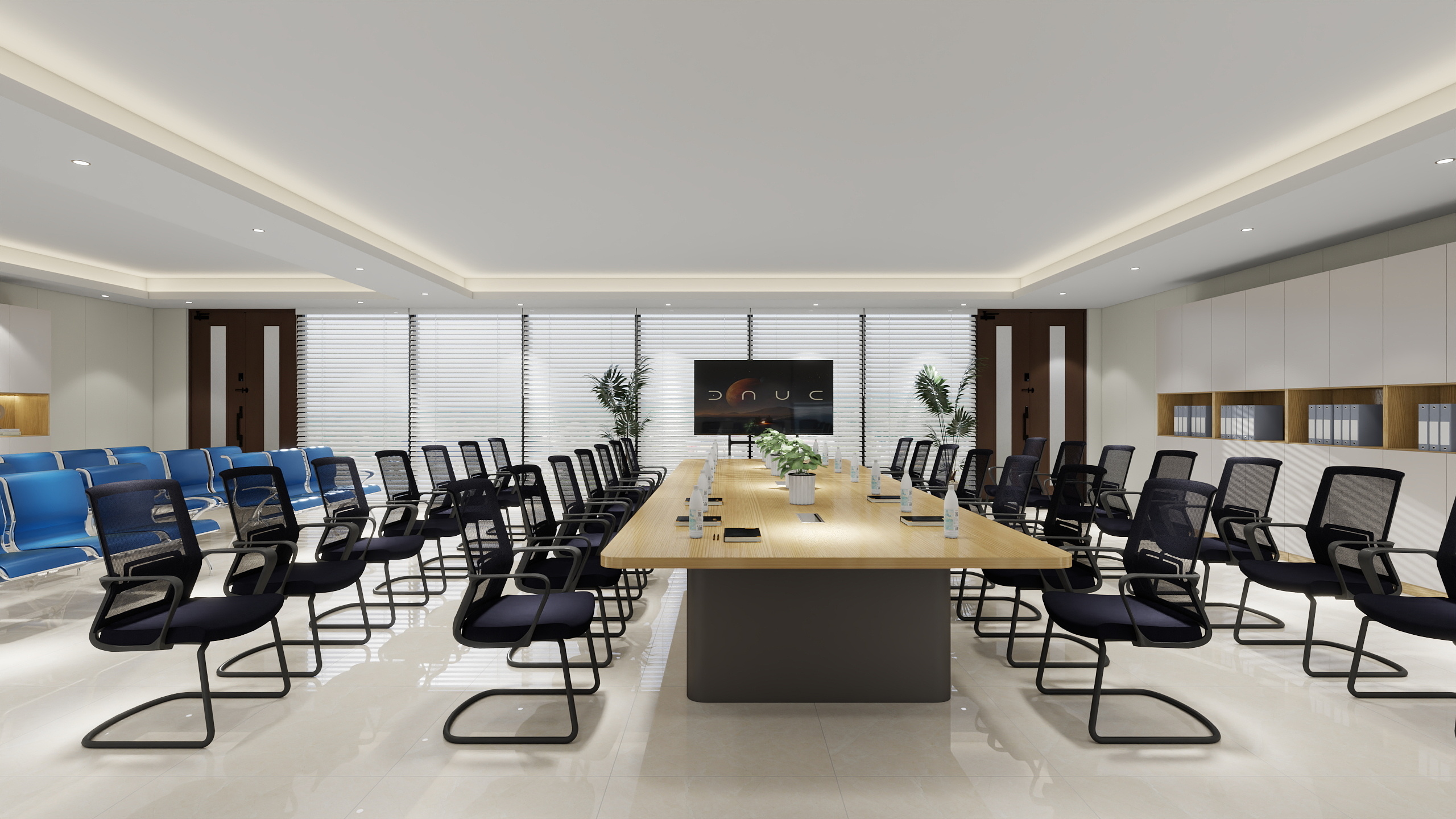 力威家具-特变电培训室-装修设计方案