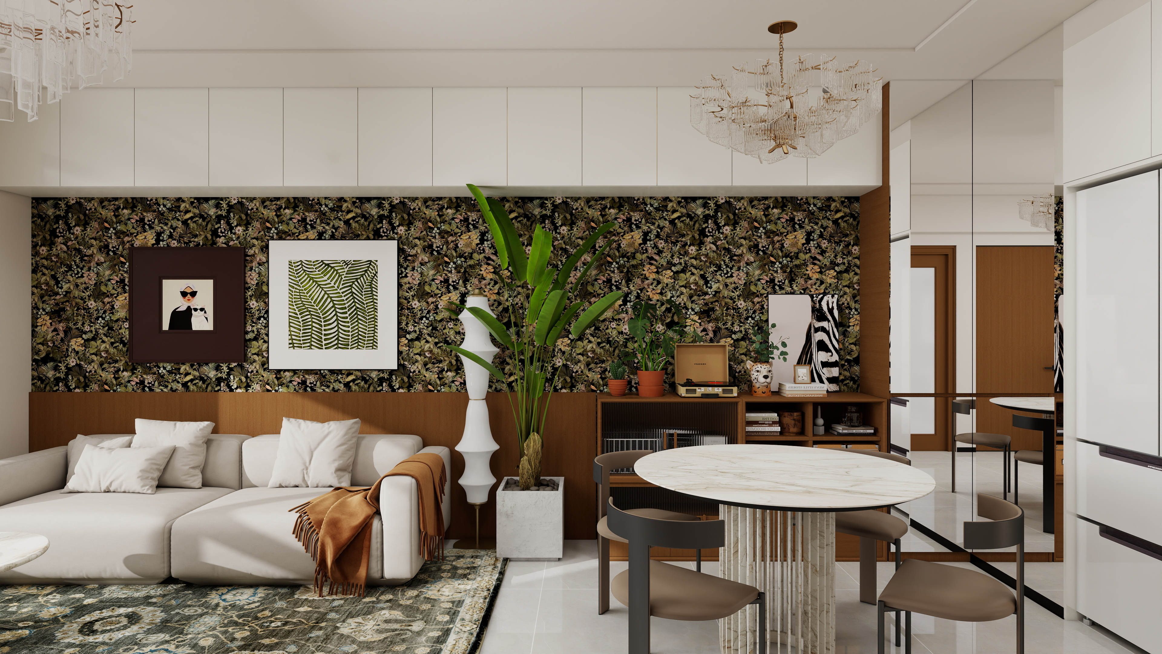 设计师言色-70平2室改3室-花样年华去风格话装修效果图