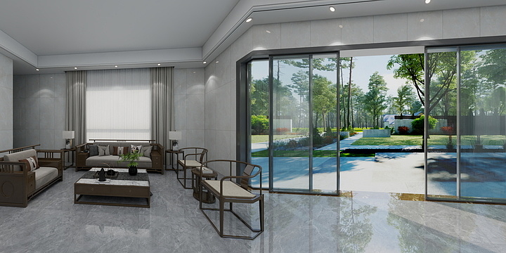 御峰装饰工程有限公司-黄屋一层-装修设计方案